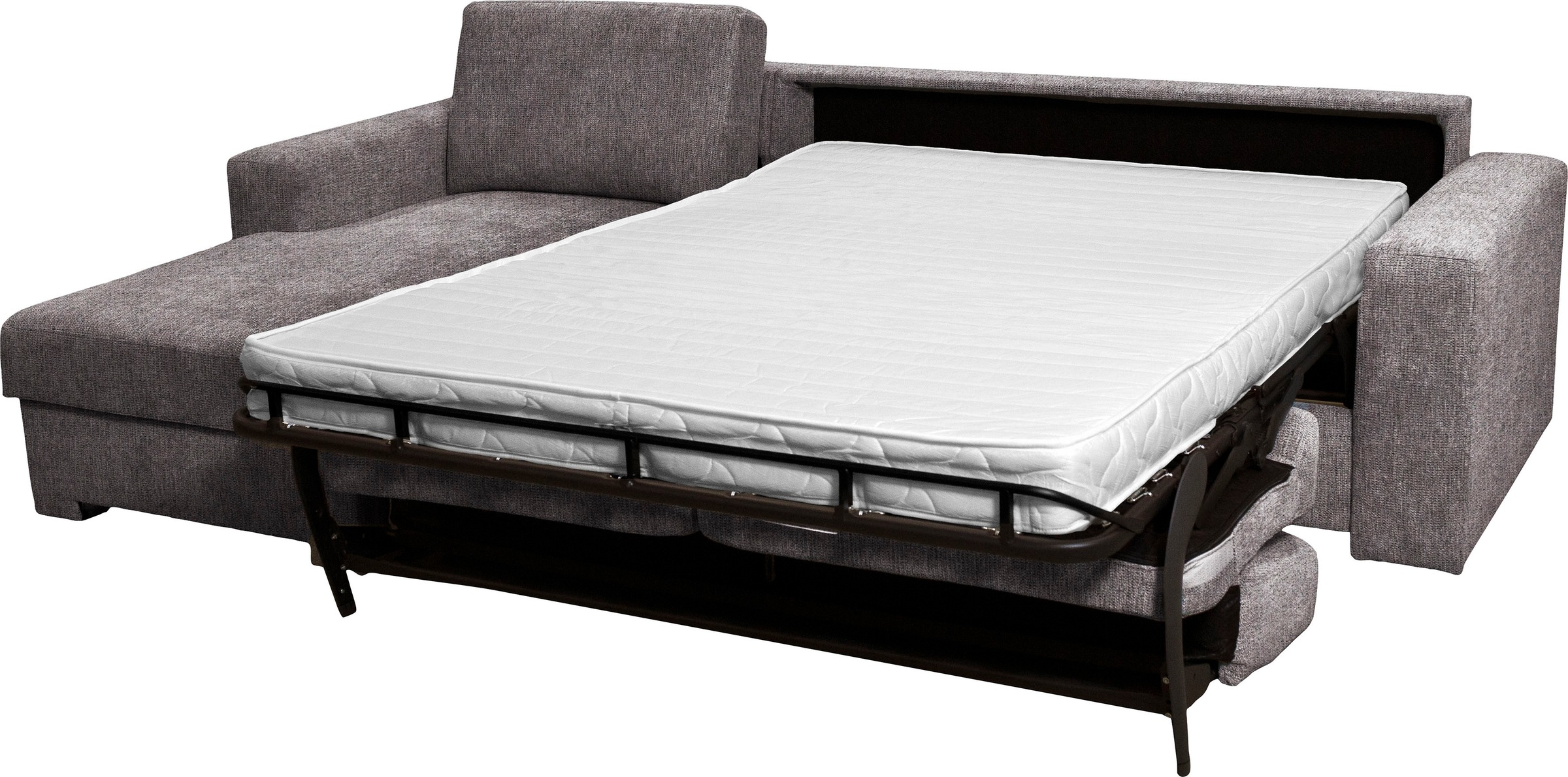 Home affaire Ecksofa »Roma "M" Matratzenhöhe 14 cm, Dauerschlaffunktion, mit Unterfederung,«, Liegemaße ca 143x198 cm, L-Form