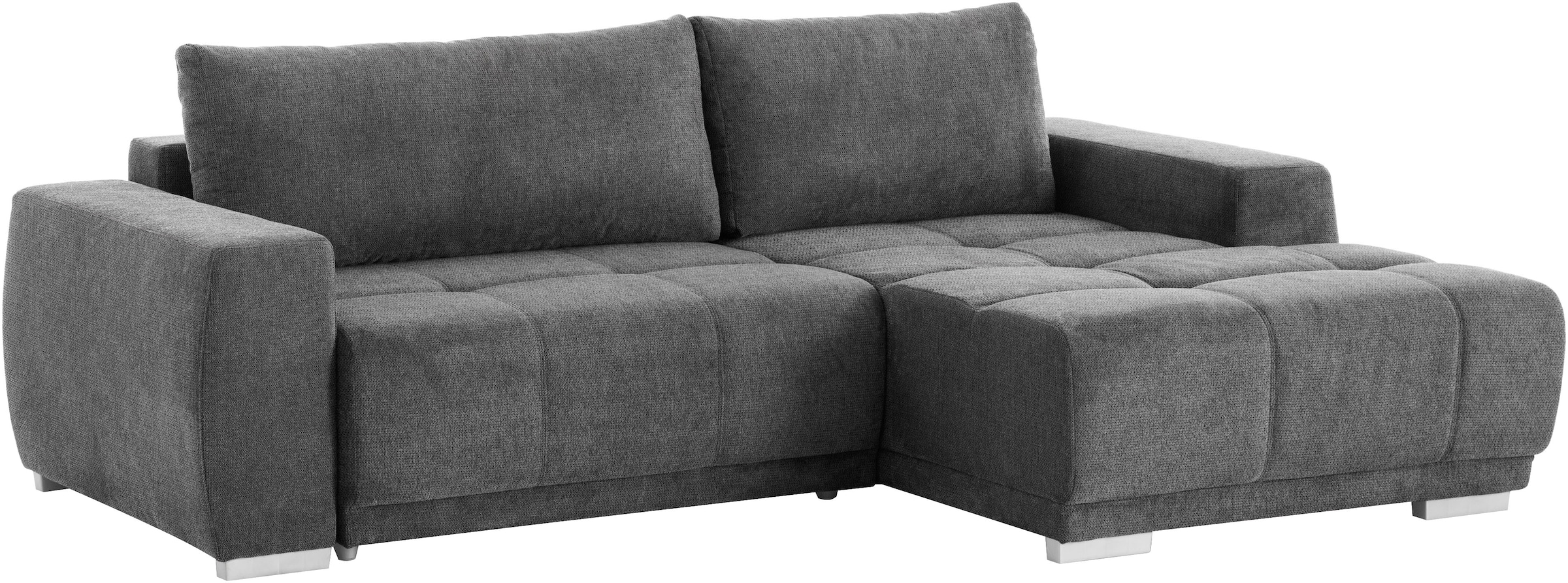 INOSIGN Ecksofa »Bolero L-Form«, wahlweise mit Bettfunktion & Bettkasten