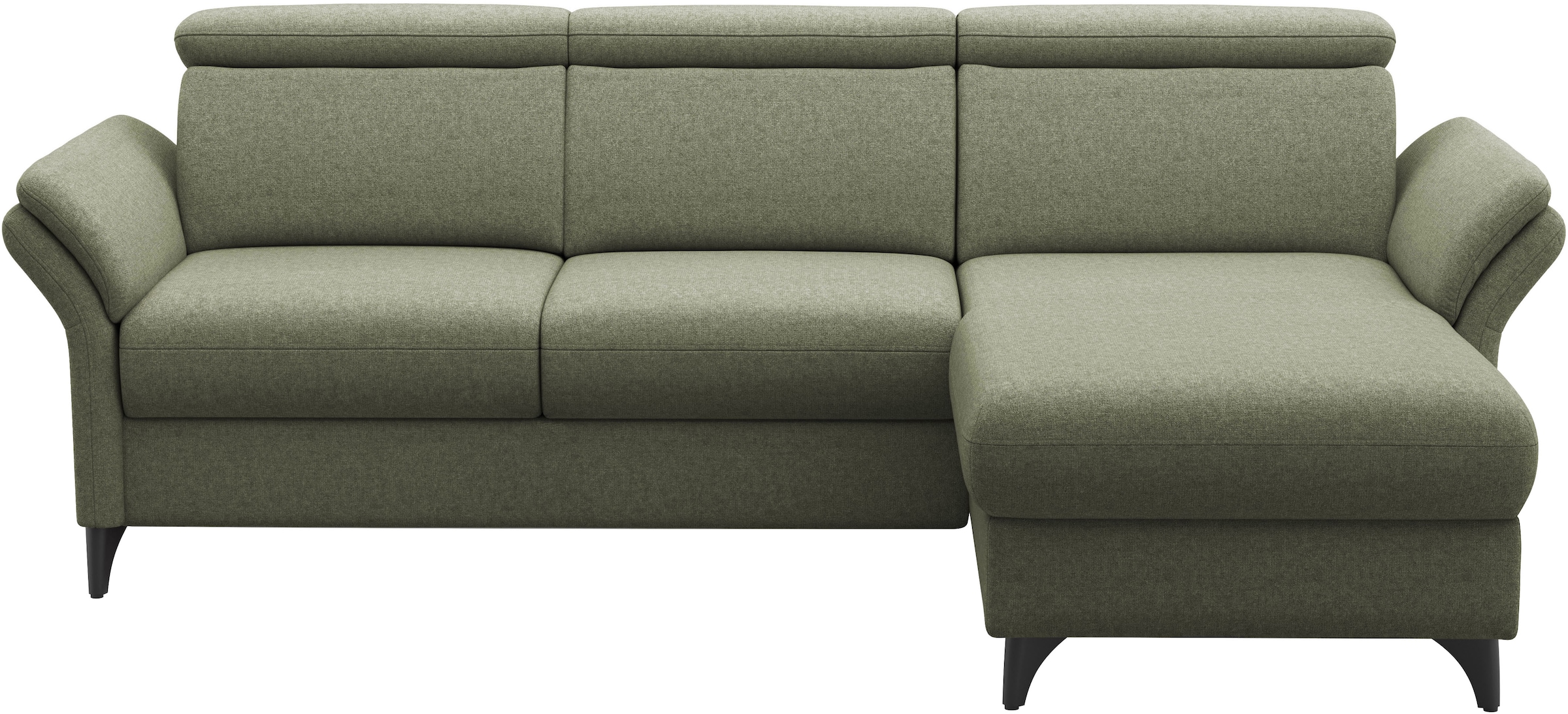 sit&more Ecksofa »Glendale, L-Form« inkl. Kopfteilverstellung, wahlweise mit Vorziehsitz und Bettkasten