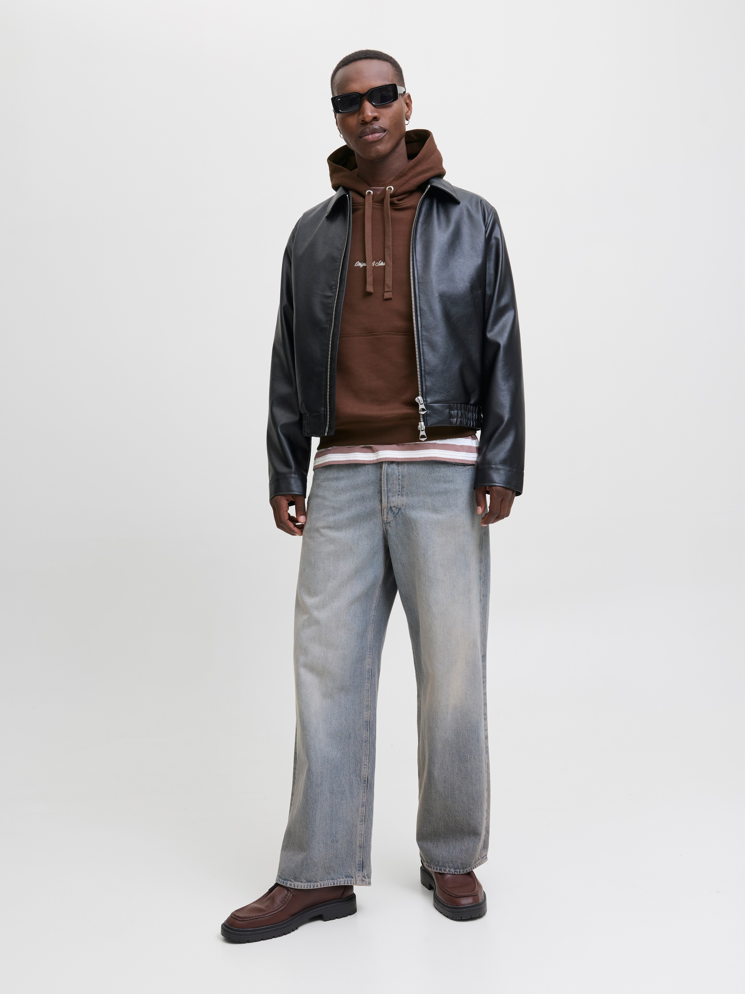 Jack & Jones Kapuzensweatshirt »JORNORREBRO EMB SWEAT HOOD NOOS«, mit Logo Print
