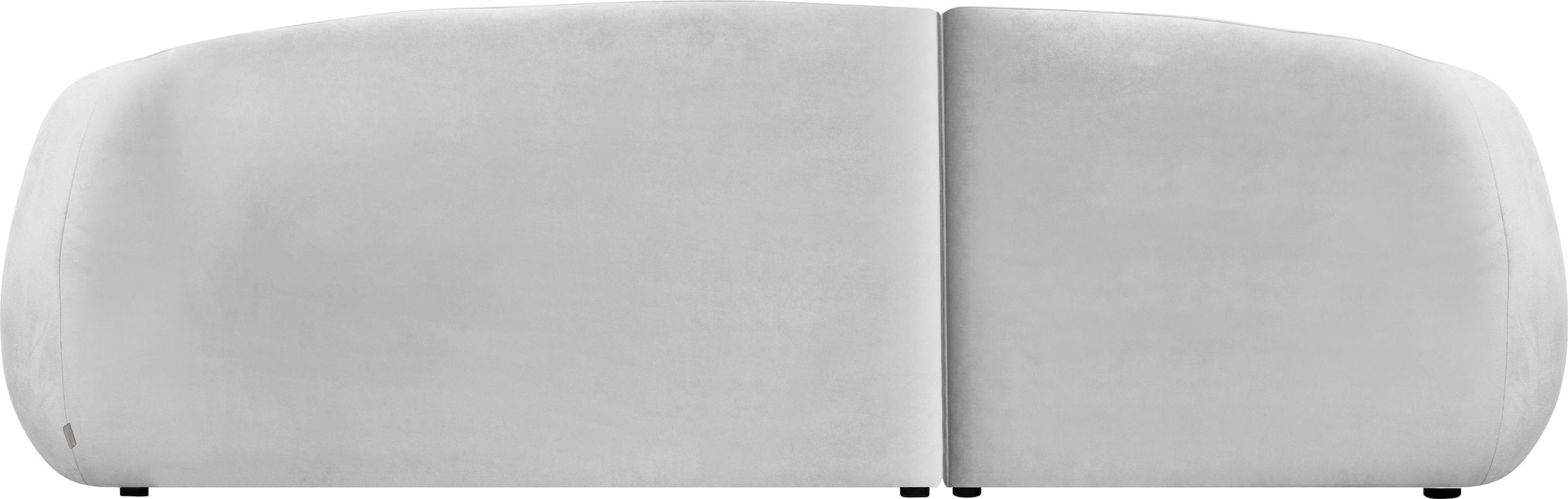 LeGer Home by Lena Gercke Ecksofa »YANI L-Form, Designersofa, organische Form, Maße B/T/H: 255/170/81 cm«, mit Wellenunterfederung, auch in Bouclé, Recamiere rechts/links