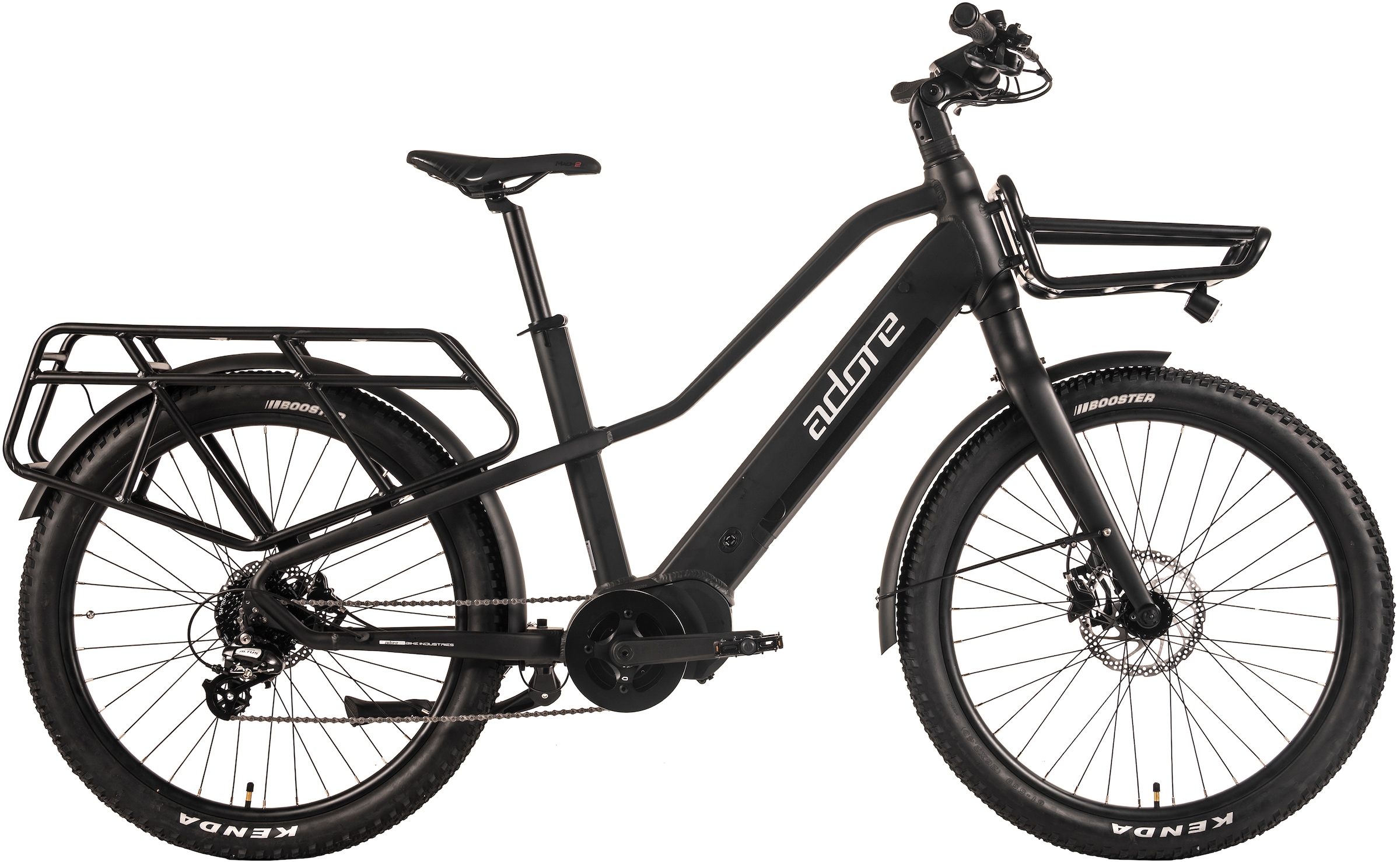 Adore E-Bike »28" Alu Urban E-Bike CX-501 Mittelmotor 85NM / 15Ah Schwarz matt«, 8 Gang, Shimano, Altus, Mittelmotor 250 W