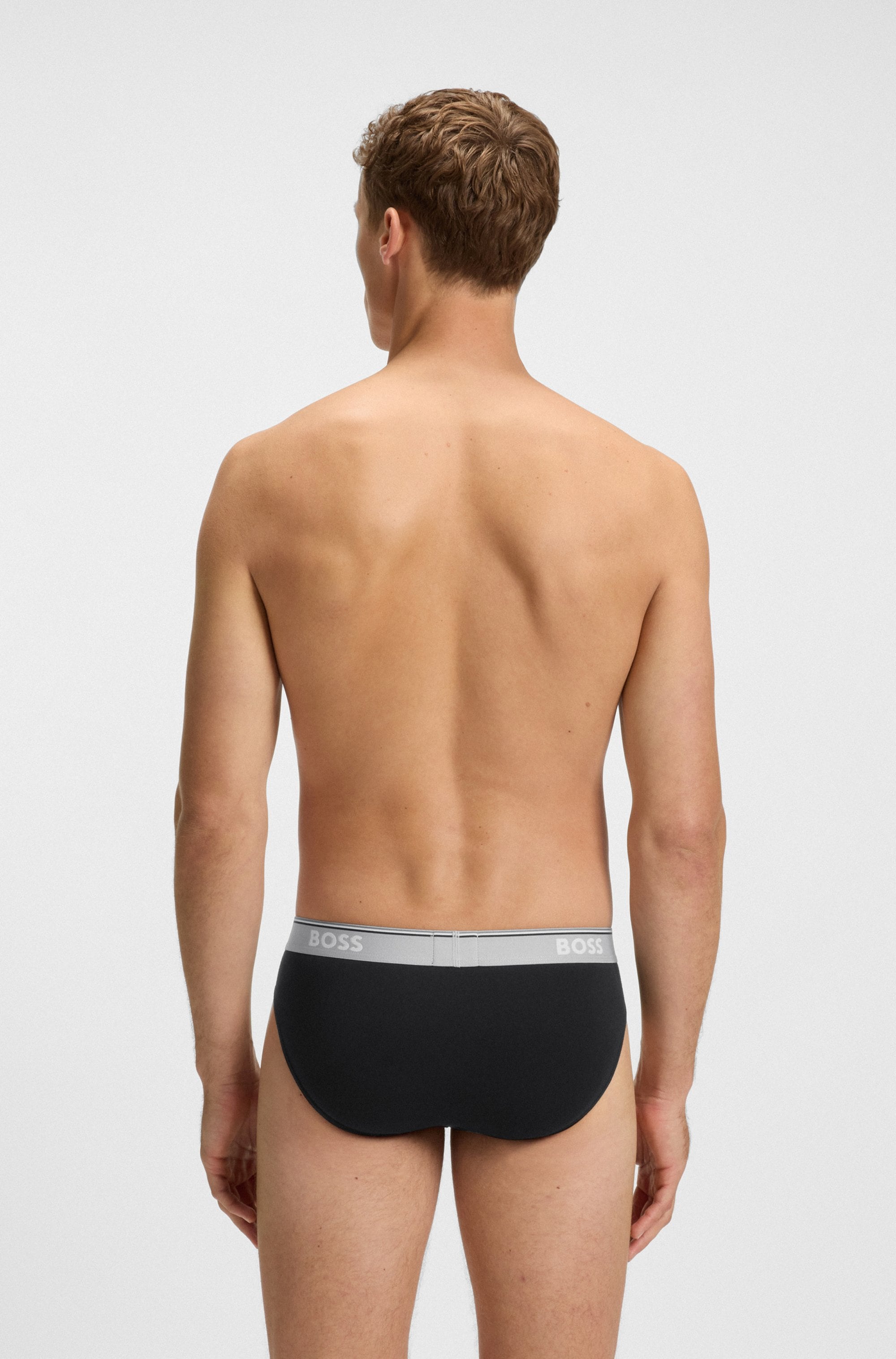 BOSS Slip »Brief 3P Power«, (Packung, 3 St.), mit BOSS Schriftzug