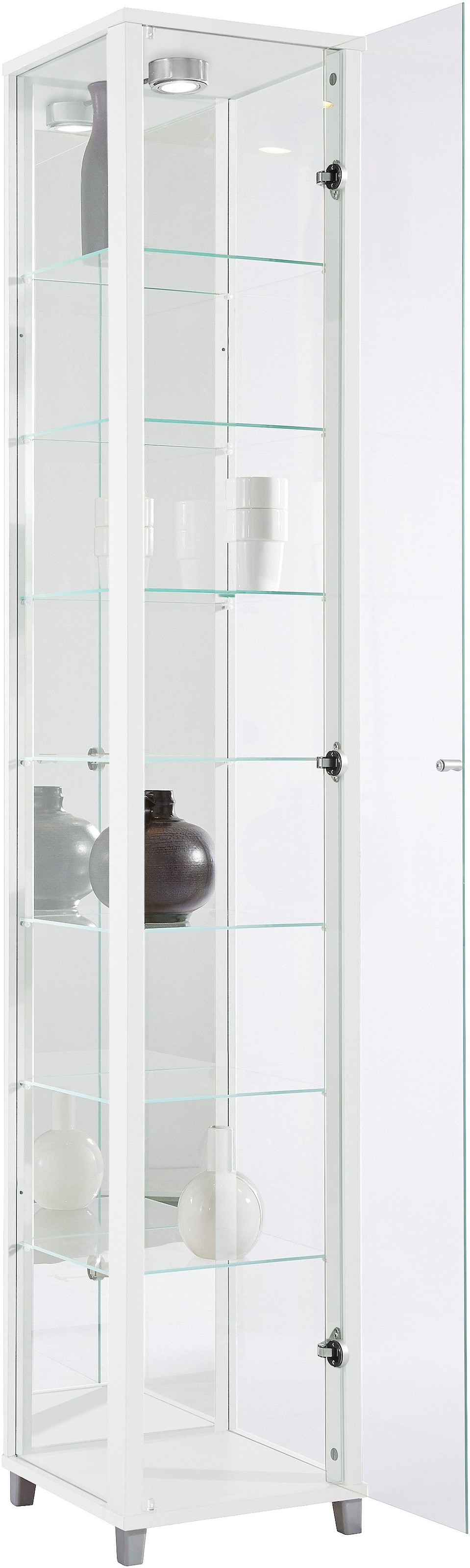 fif möbel Vitrine »OPTIMA«, Standvitrine/Glasvitrine 1x Glastür,perfekt für Sammler,Sammlervitrine