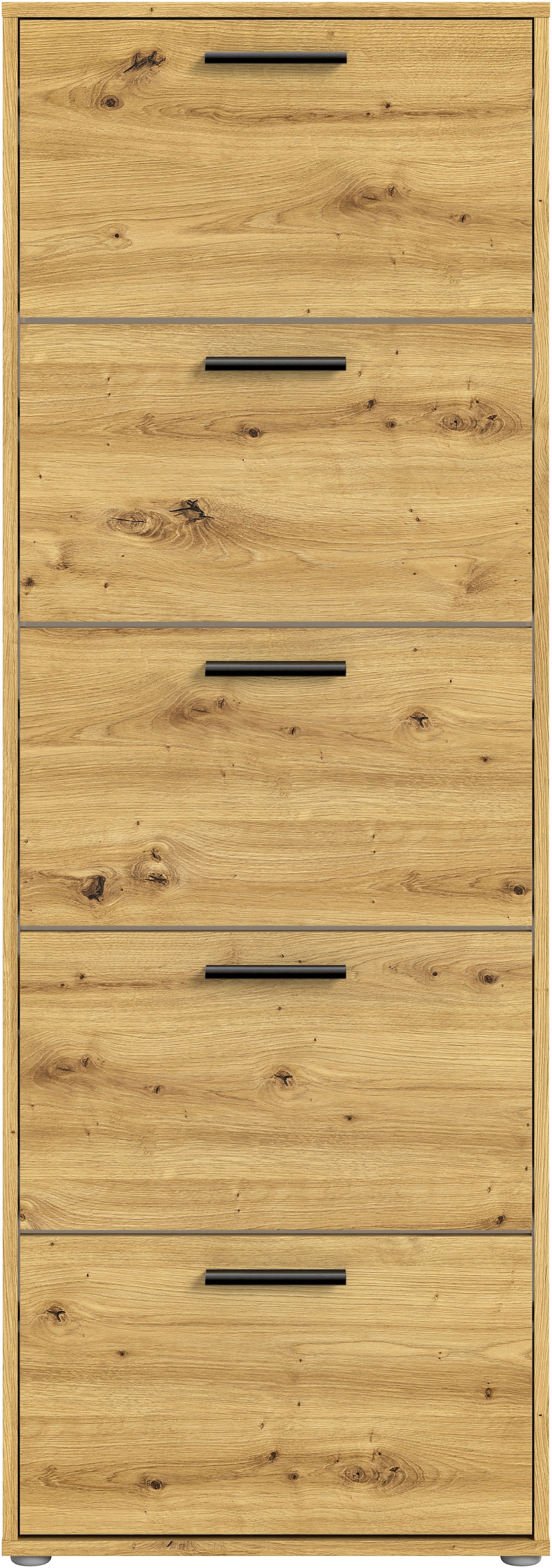 HBZ Schuhkommode »Sam Schuhkipper, Schuhschrank BxHxT 59x169x17 cm«, (1 St.), mit 5 Klappen