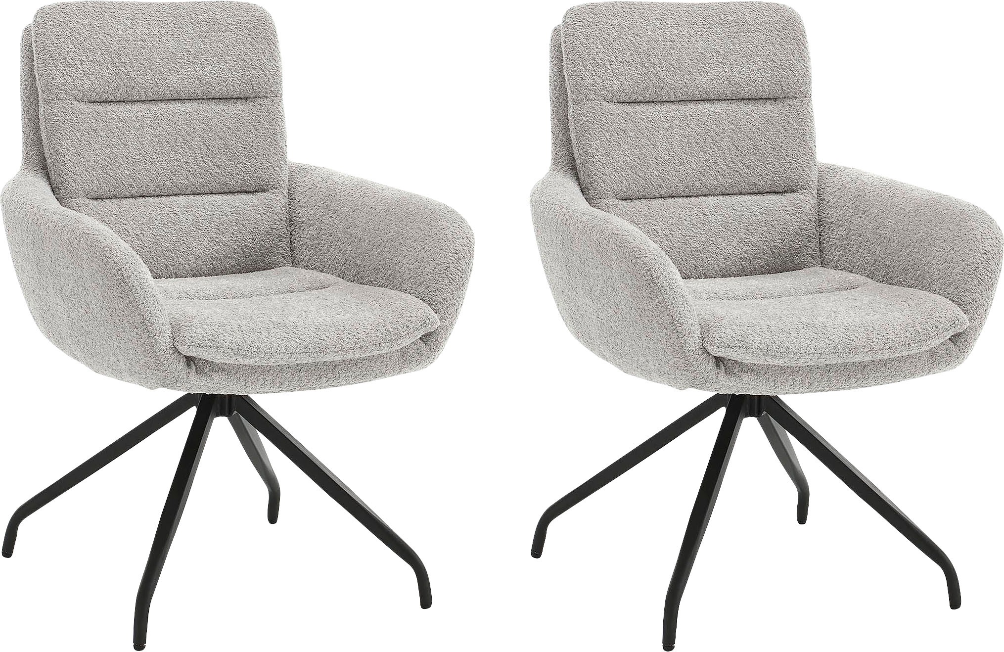 Home affaire Esszimmerstuhl »Taragona«, (Set), 2 St., Boucle, mit unterschi günstig online kaufen