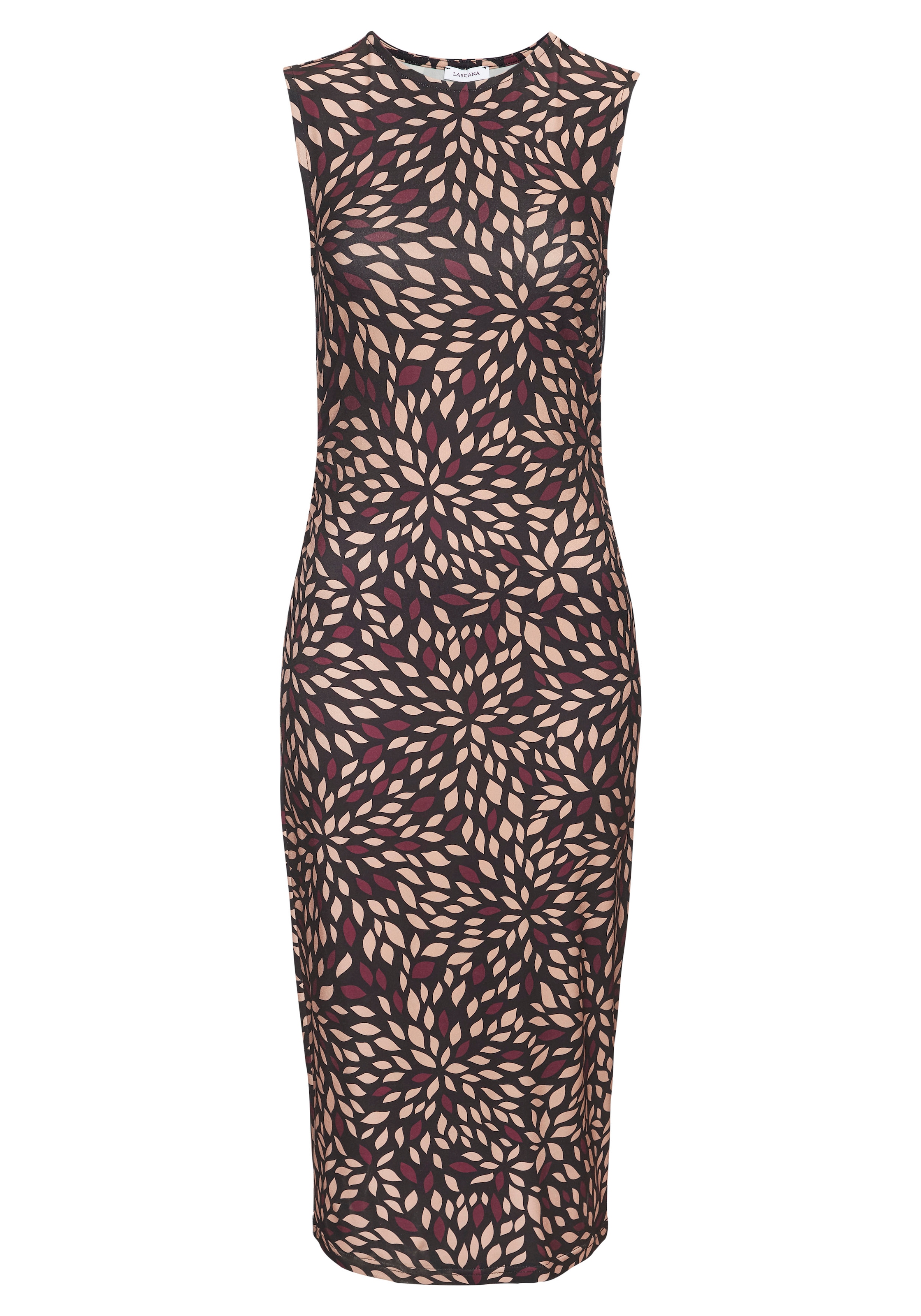 LASCANA Midikleid mit Allover-Print