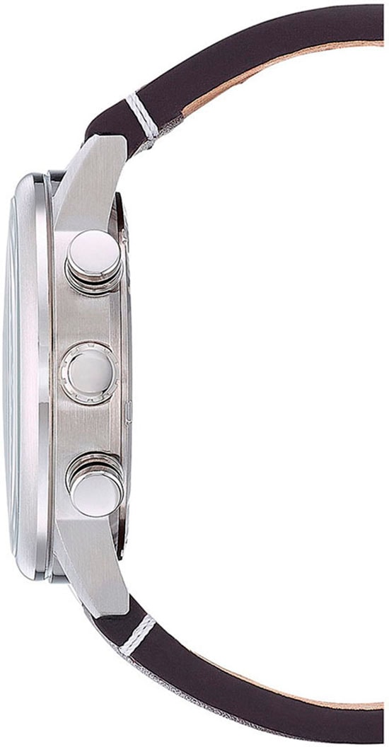 Citizen Chronograph, Armbanduhr, Herrenuhr, Solar, Stoppfunktion, Lederarmband