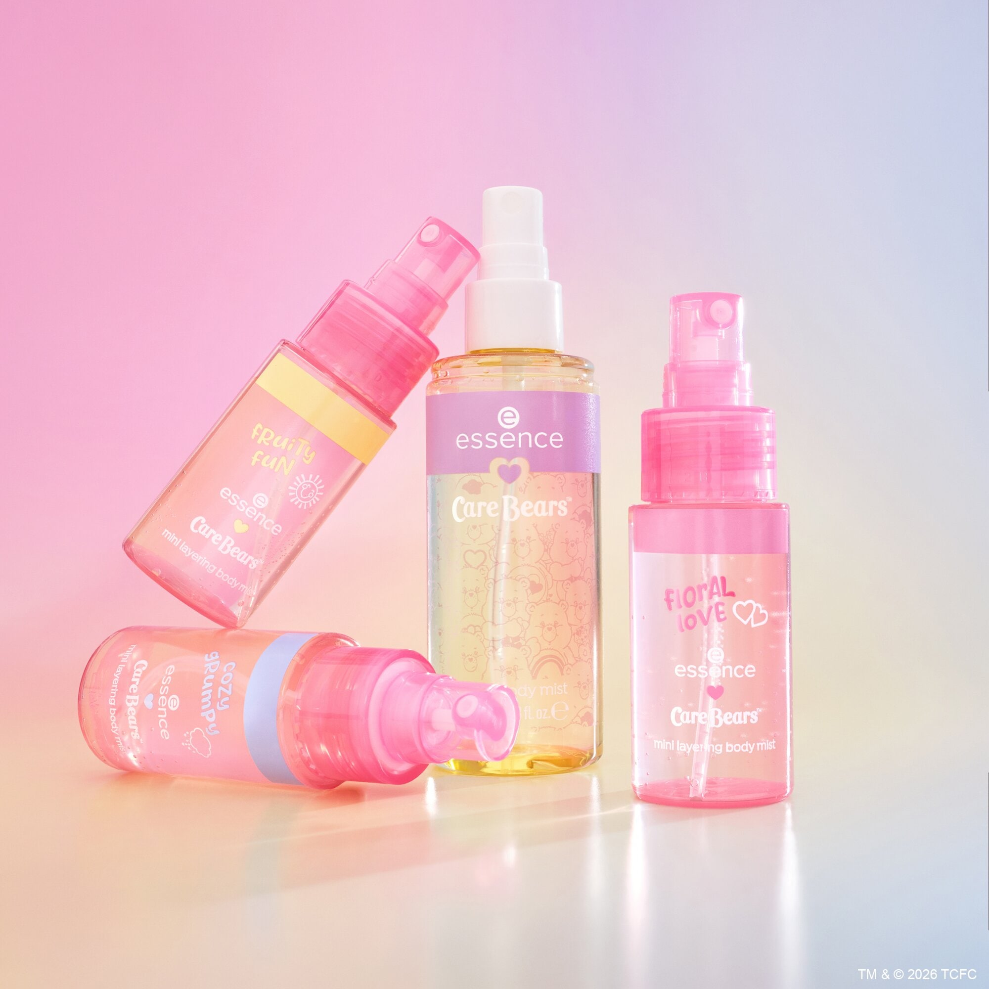 Essence Körperspray »essence Care Bears hair & body mist 01« Set, 3
