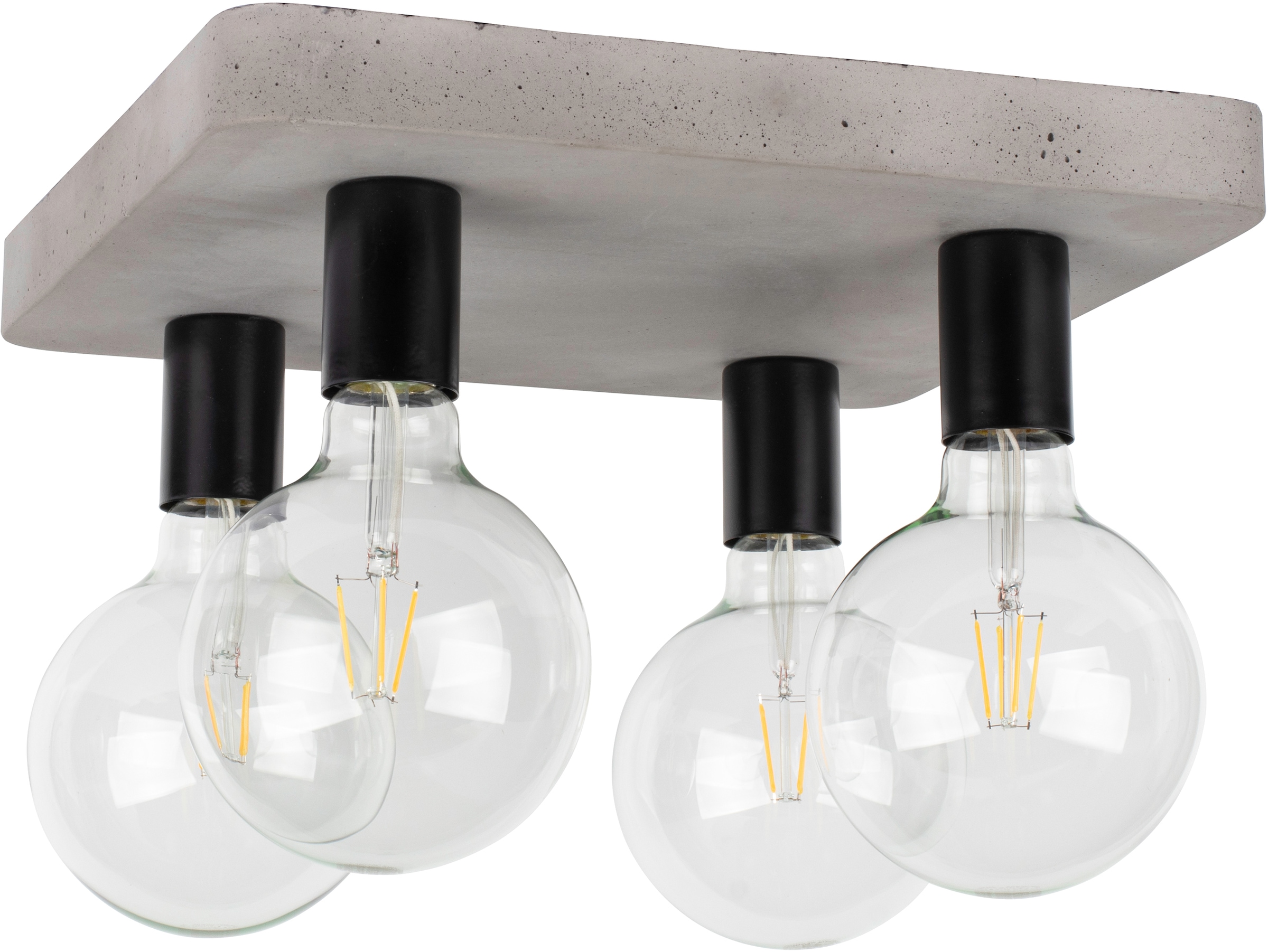 SPOT Light Deckenleuchte »FORTAN«, 4 flammig, Leuchtmittel E27   ohne Leuch günstig online kaufen