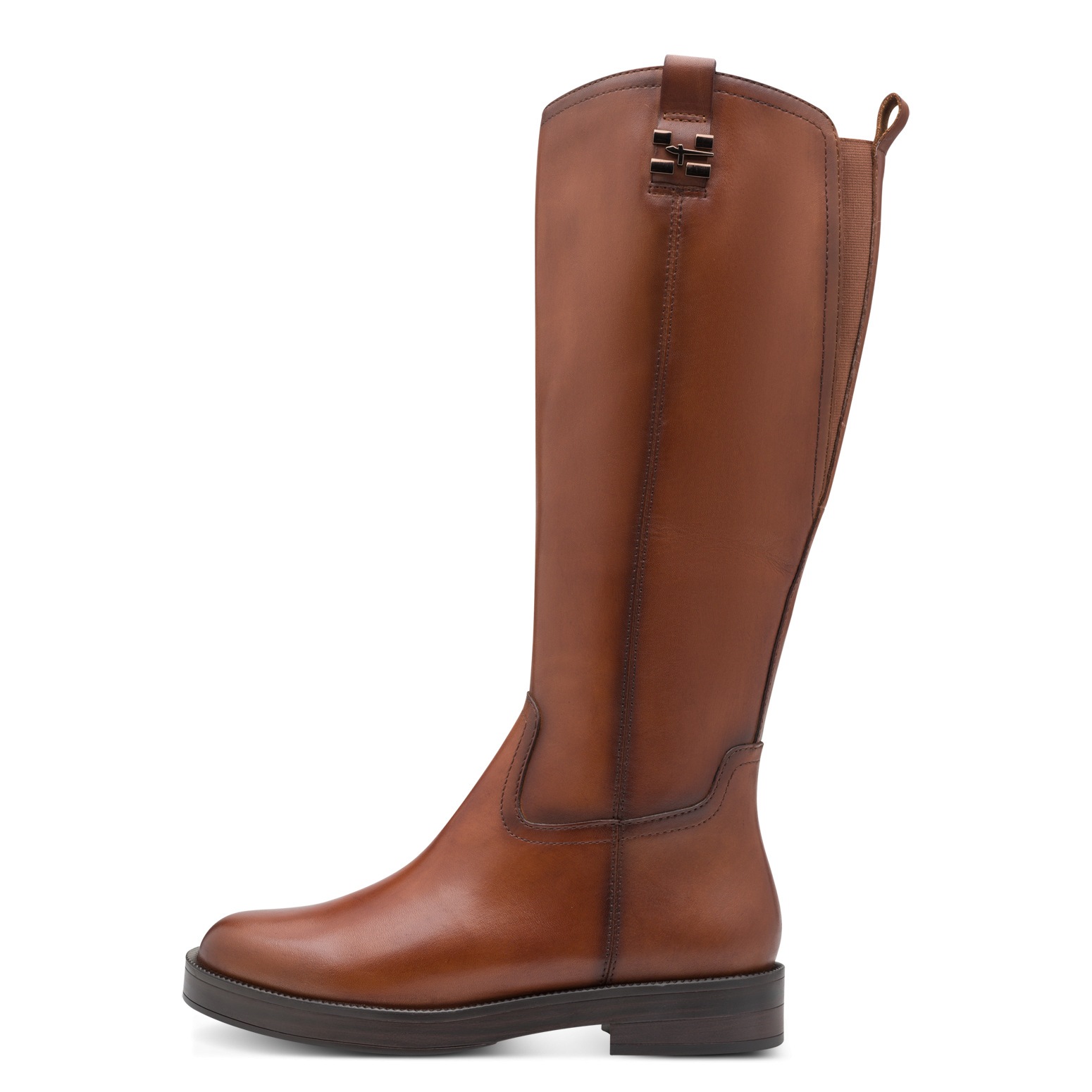 Tamaris Stiefel  , Blockabsatz, Businessstiefel im klassischen Reiterlook