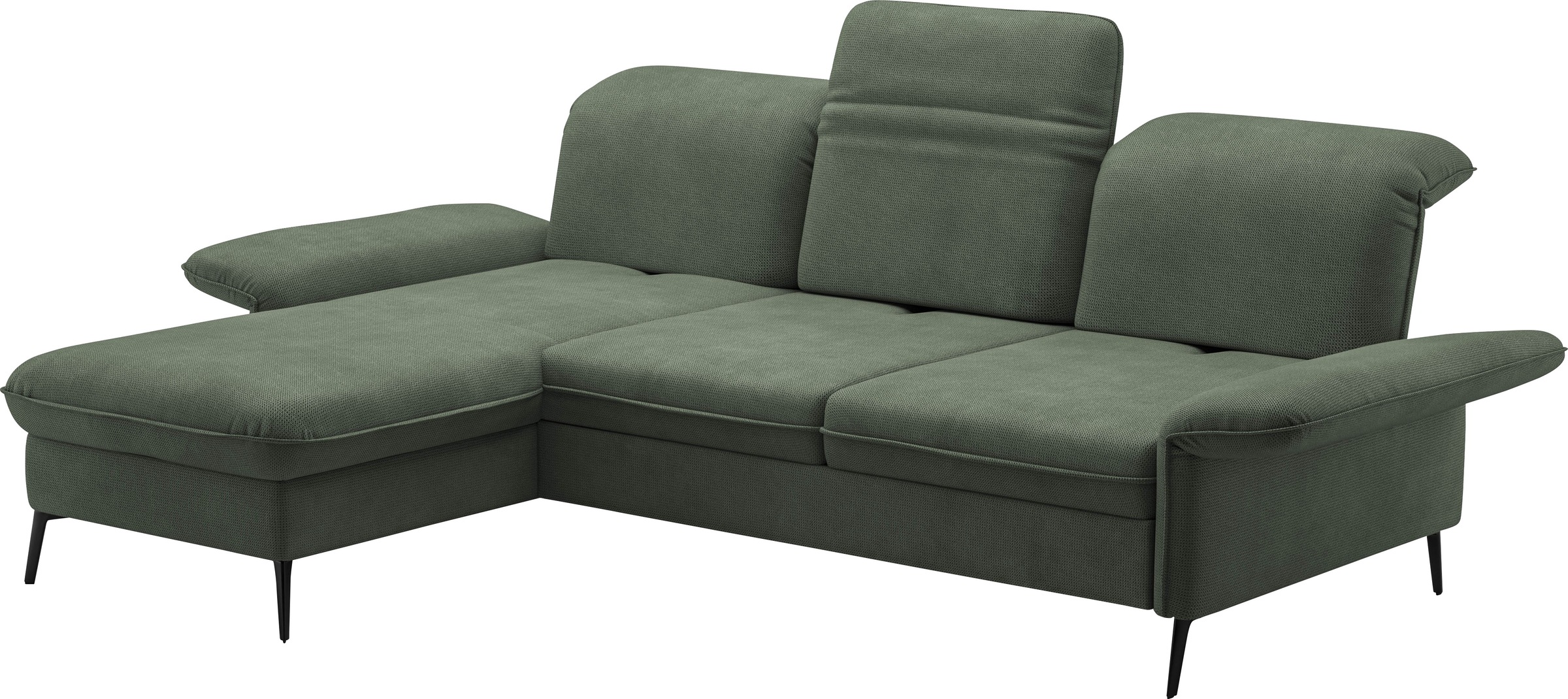 sit&more Ecksofa »Emely«, mit Sitztiefenverstellung optional mit Bettfunktion und Bettkasten