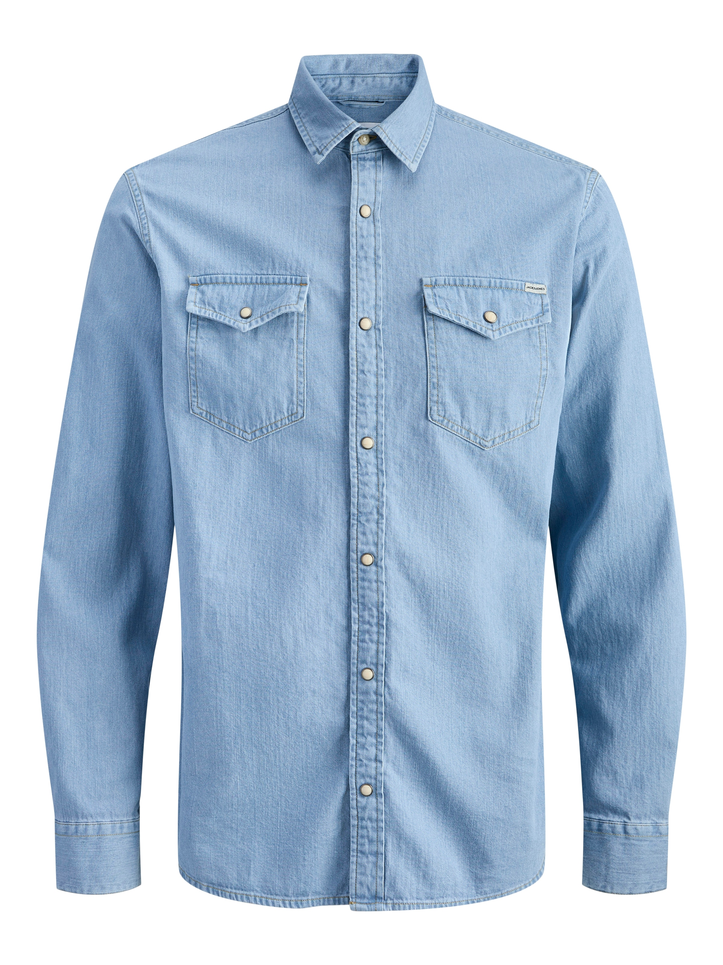 Jack & Jones Langarmhemd »JJESHERIDAN SHIRT L/S NOOS« mit angesetzter Brusttasche