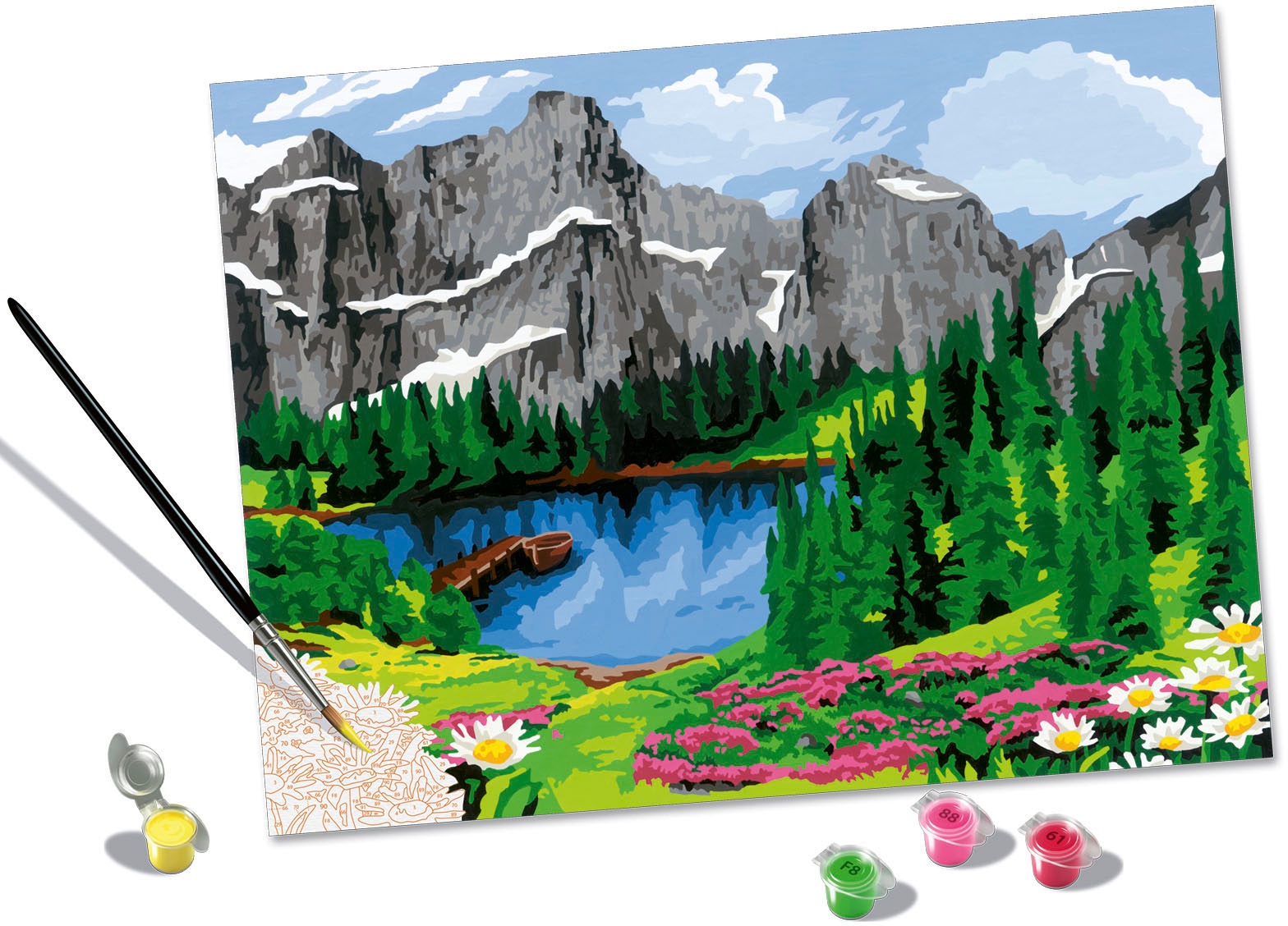 Ravensburger Malen nach Zahlen »CreArt, Mountain View« Made in Europe