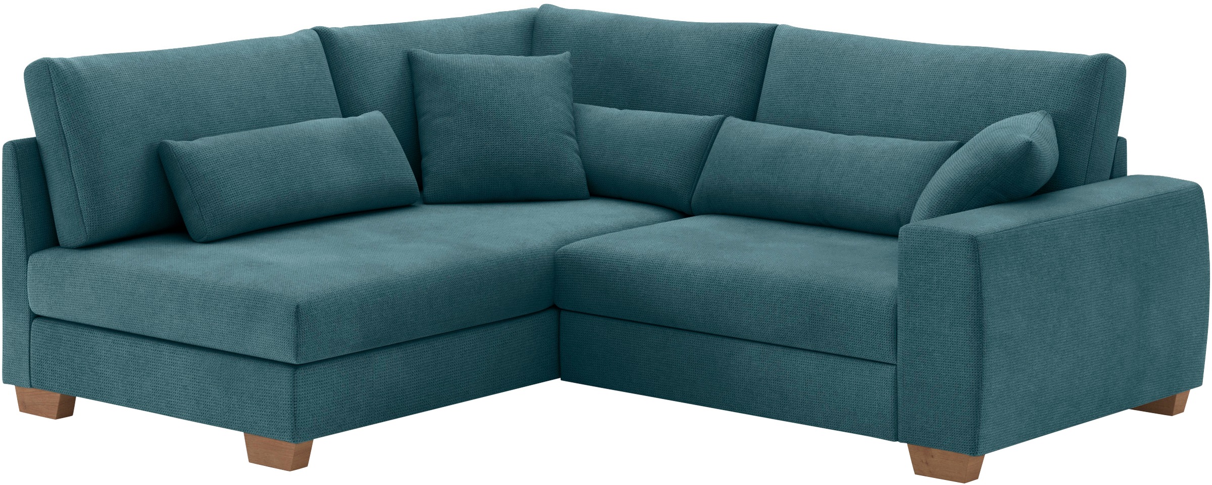 Mr. Couch Ecksofa »Helena L-Form, bis 140 kg belastbar«, mit Taschenfederke günstig online kaufen