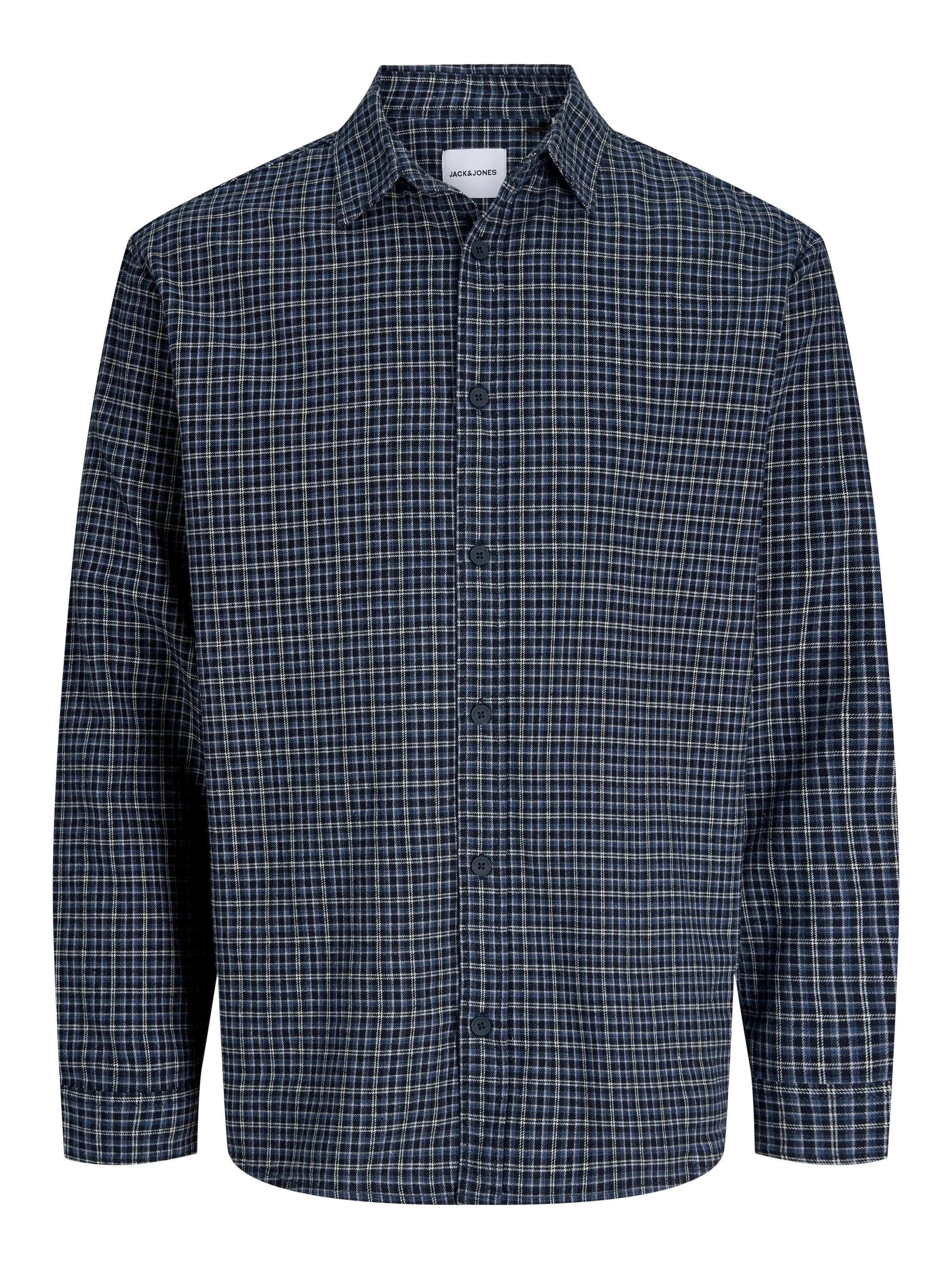 Jack & Jones PlusSize Langarmhemd »JJCARTER CHECK SHIRT LS SN PLS« Baumwolle, relaxed fit