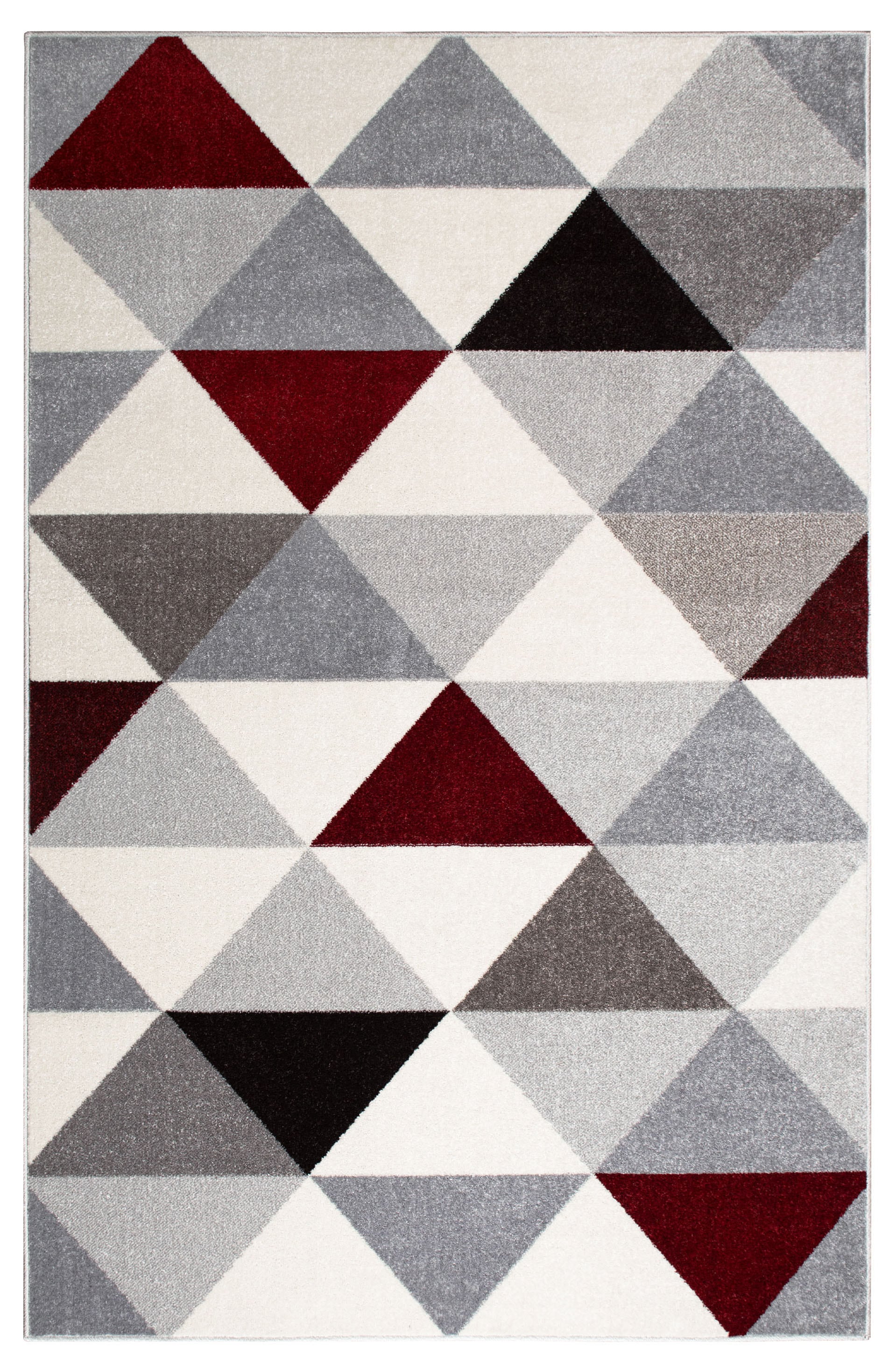 my home Teppich »Berlad Geo«, rechteckig, 9 mm Höhe, mit besonders weichem Flor, Kurzflor, modernes geometrisches Design