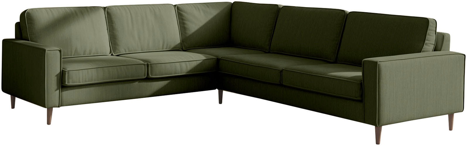 Home affaire Ecksofa »Pinto Skandi, 290 cm, Chenille, Struktur, Ottomane li günstig online kaufen
