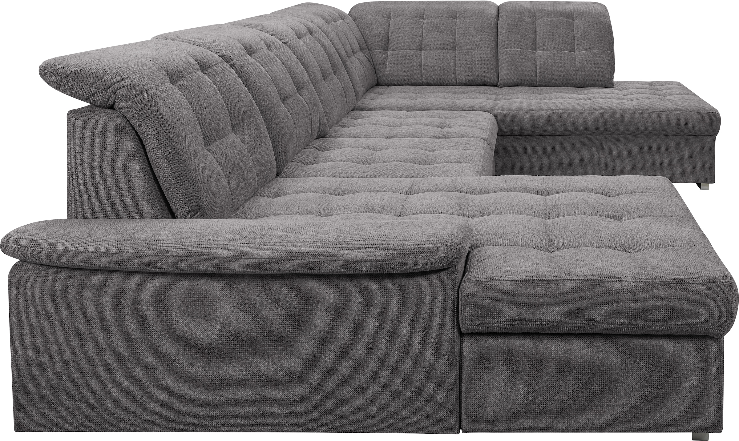 WERK2 Wohnlandschaft »Kordula-New U-Form«, Sofa in U-Form mit Schlaffunktion & Bettkasten, Schlafcouch
