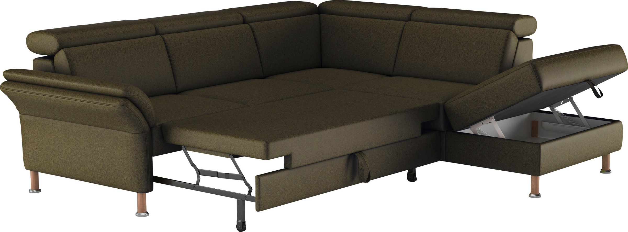 Home affaire Ecksofa »Calypso L-Form«, mit Relaxfunktion motorisch im Sofa 2,5- Sitzer