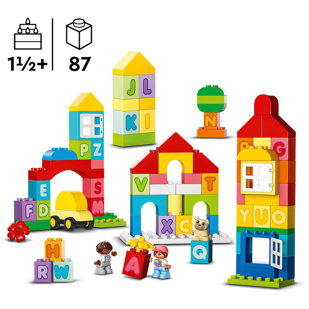 LEGO® Konstruktionsspielsteine »ABC-Stadt (10935), LEGO® DUPLO Classic«, (87 St.)