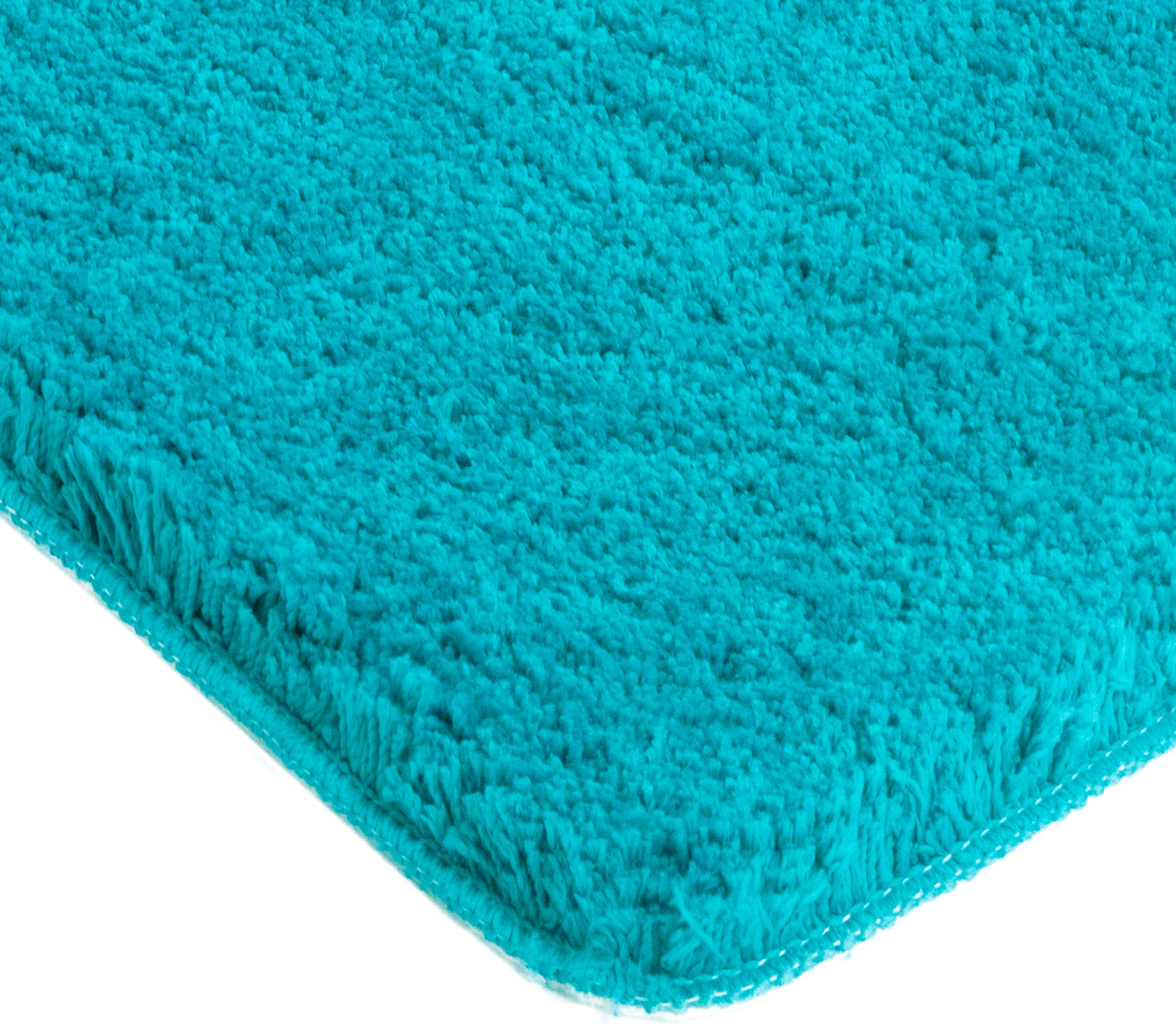 my home Badematte »Sanremo, Badvorleger, Badezimmer Teppich, sehr weich«, rutschhemmend beschichtet, fußbodenheizungsgeeignet-schnell trocknend, Badteppich, unifarben, rechteckig, rund & als 3-tlg. Set erhältlich