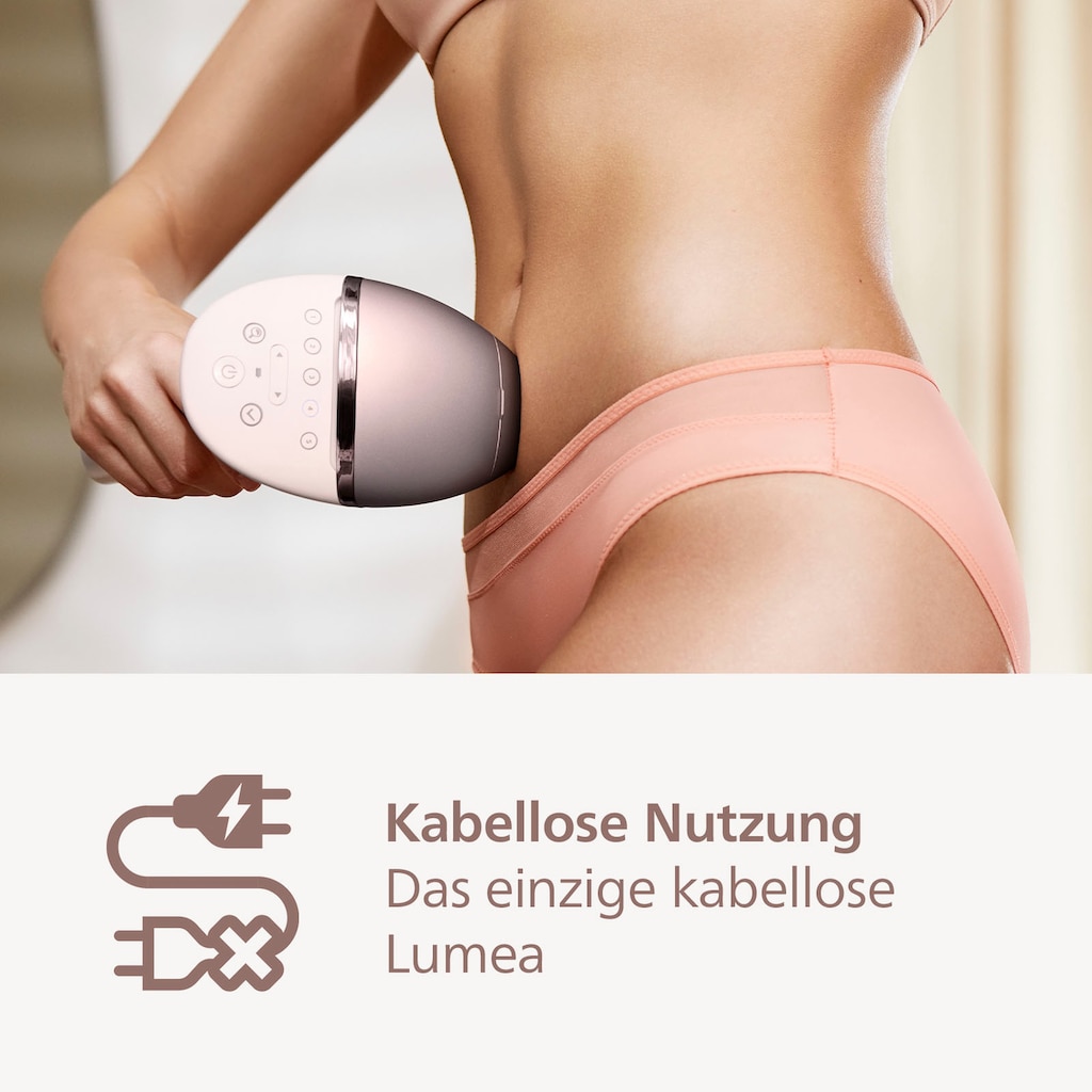 Philips IPL-Haarentferner »Lumea S9000 BRI958/00«, 450.000 Lichtimpulse, 4 Aufsätze (Achseln, Bikinizone, Körper und Gesicht), kabellos