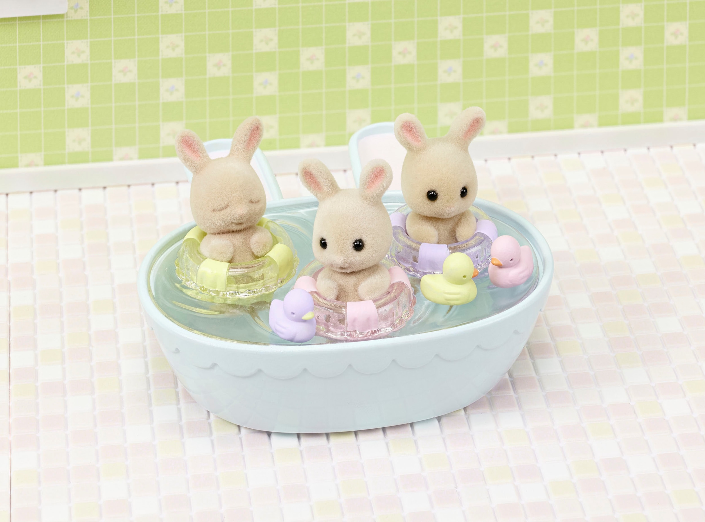 Sylvanian Families Spielwelt »Milchhasen Bade Spielset (5707)«