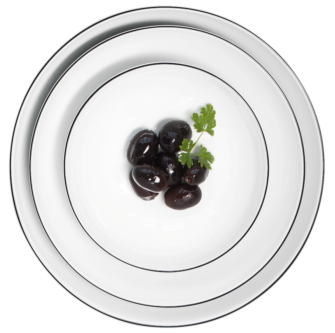 Seltmann Weiden Brotteller »Lido Black Line« Teller rund 17 cm günstig online kaufen