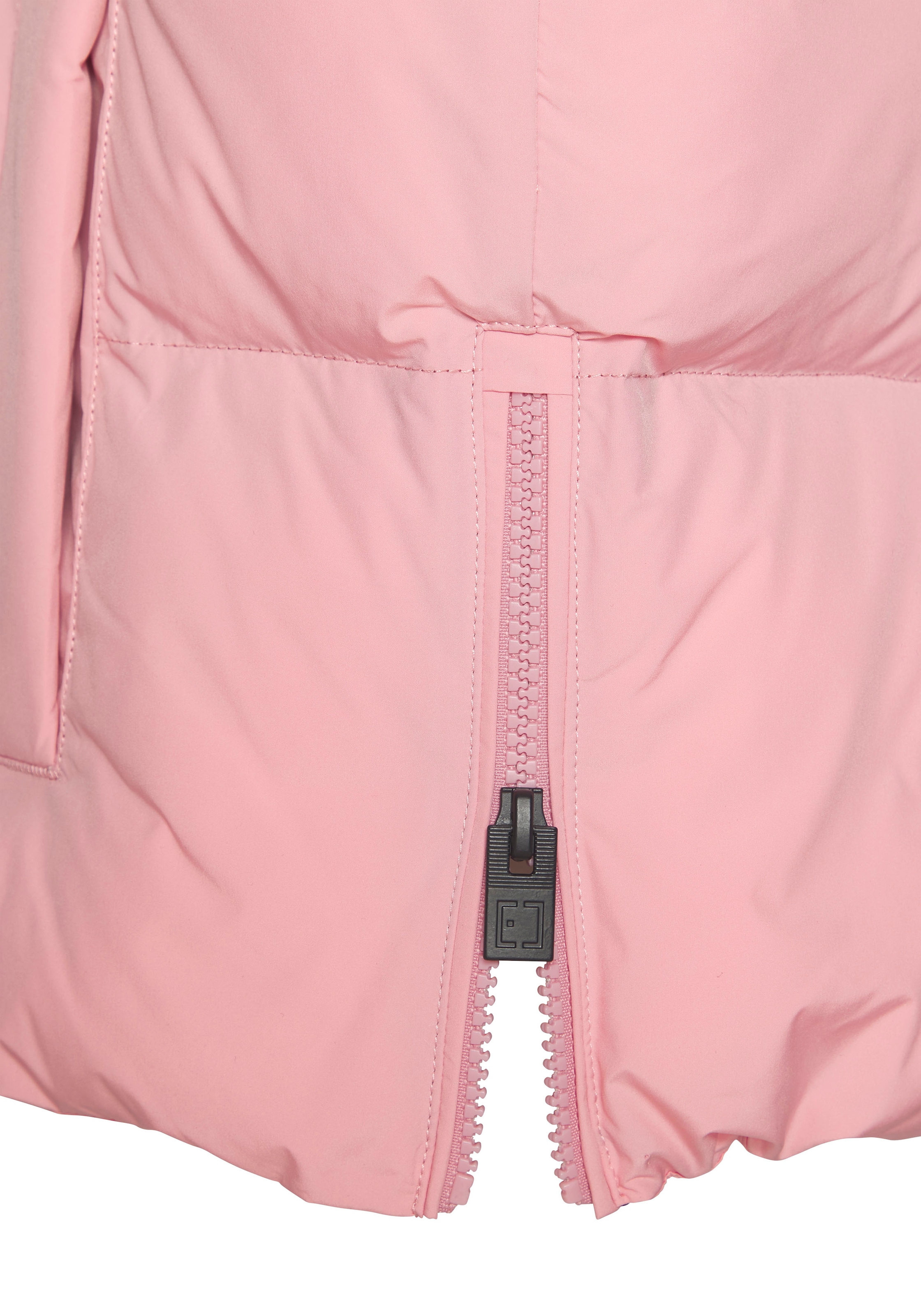 Elbsand Steppweste mit großem Logoprint auf dem Rücken