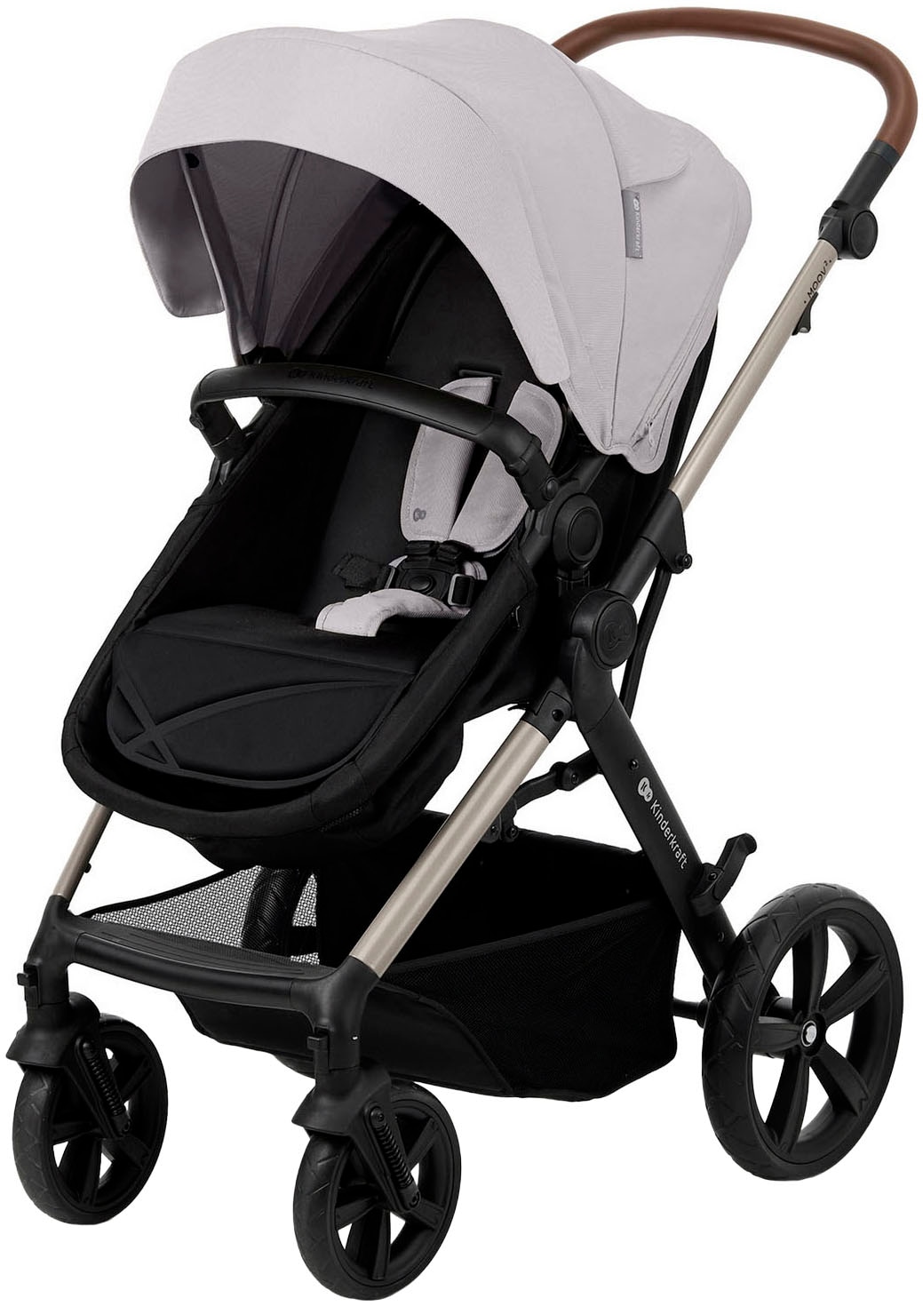 Kinderkraft Kombi-Kinderwagen »MOOV 2 3IN1« 27 kg mit EVA-Rädern