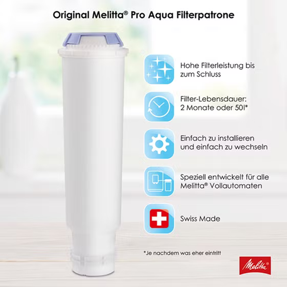 Melitta Wasserfilter »3-er Pro Aqua« Packung, 3 Wasserfilter, 3 Stk. tlg.