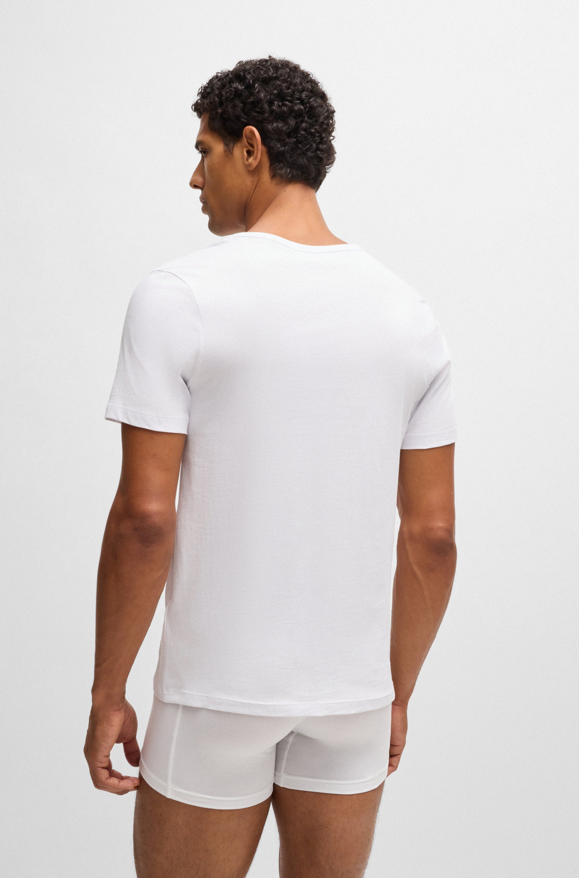 BOSS V-Shirt »T-Shirt VN 3P CO«, (Packung)