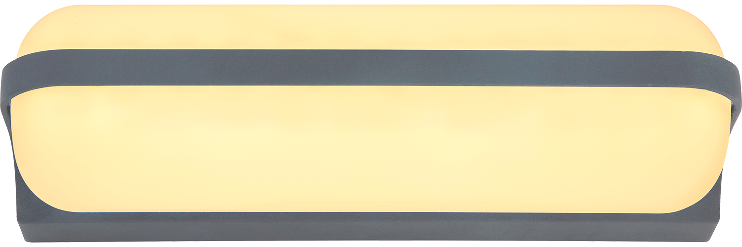 GLOBO LIGHTING Außen-Wandleuchte »HONNA« LED-Modul 1 Stk. Warmweiß Außenlampe Haus IP54 Gartenbeleuchtung Terrasse