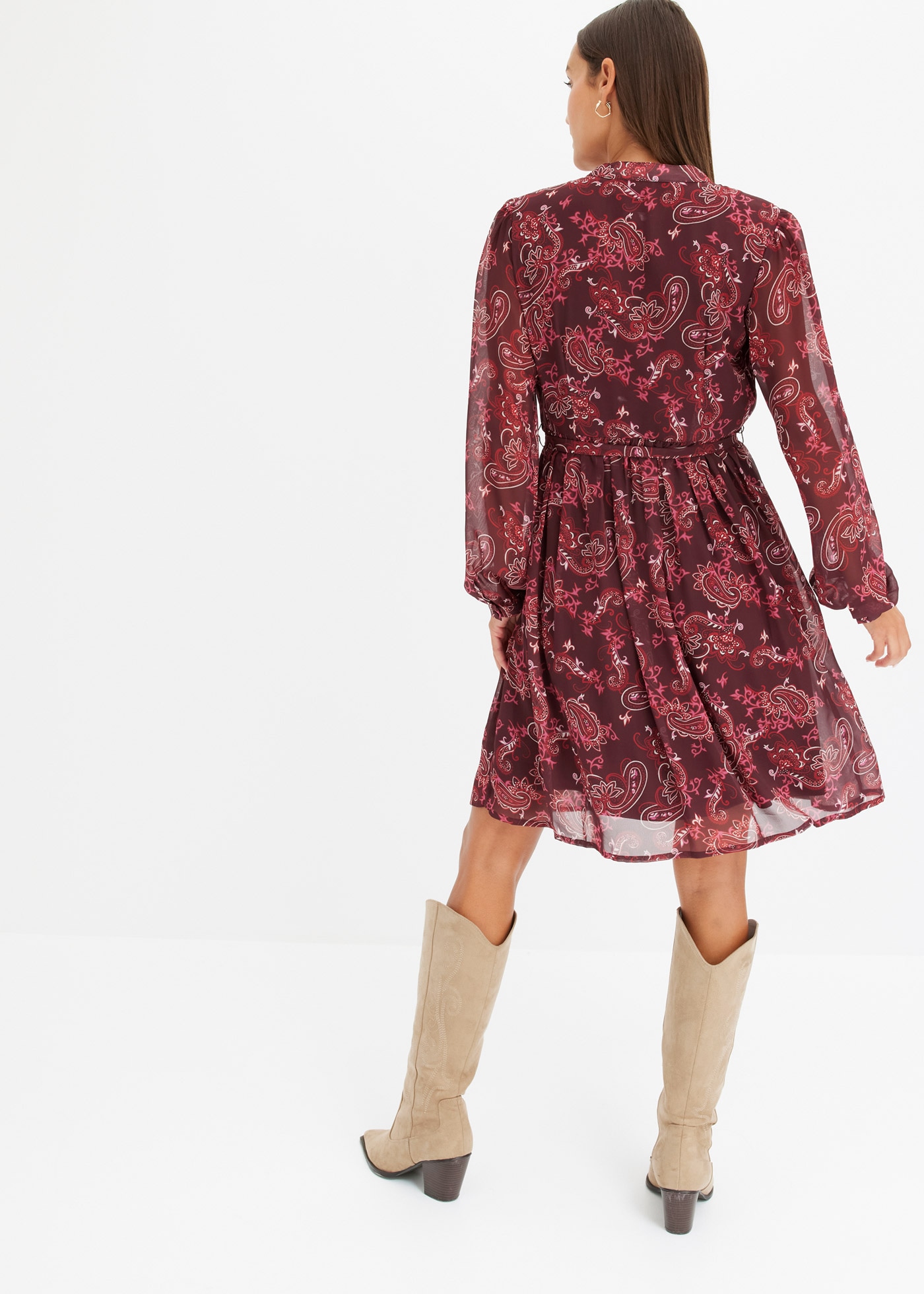 bonprix Chiffonkleid