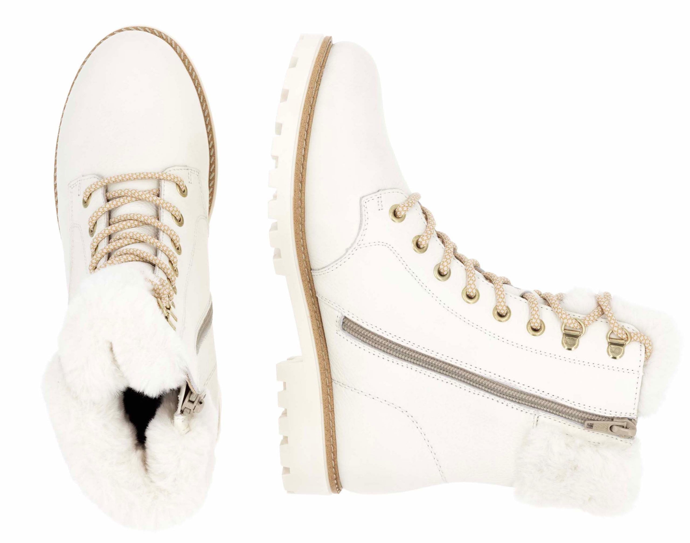 Remonte Winterboots »Elisabeth Hurley-Collection«, Schnürboots, Outdoorschuh, Schnürstiefelette mit Zierschnalle