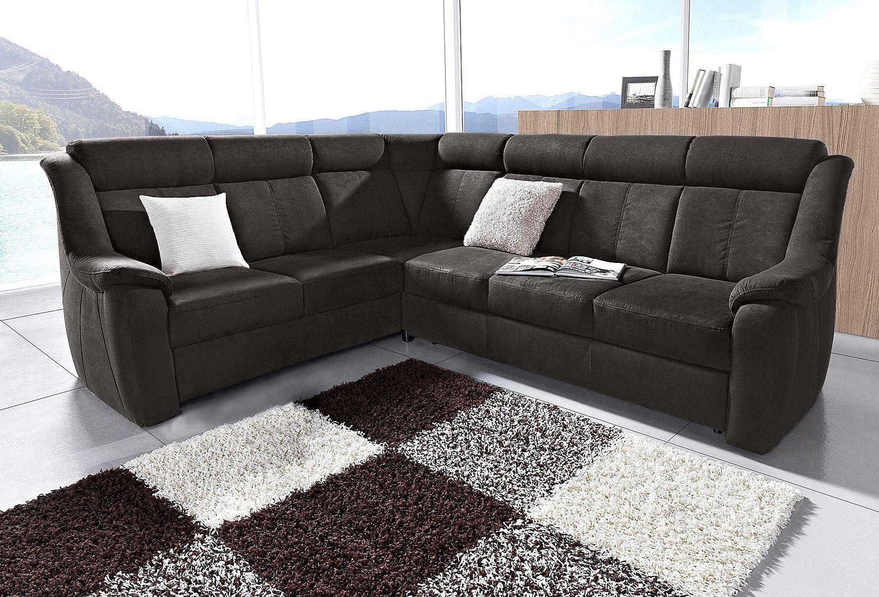 sit&more Ecksofa »Basel L-Form«, wahlweise mit Relaxfunktion günstig online kaufen
