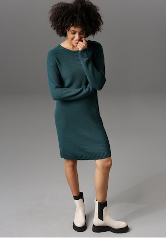 Aniston CASUAL Strickkleid, mit Rundhals-Ausschnitt kaufen