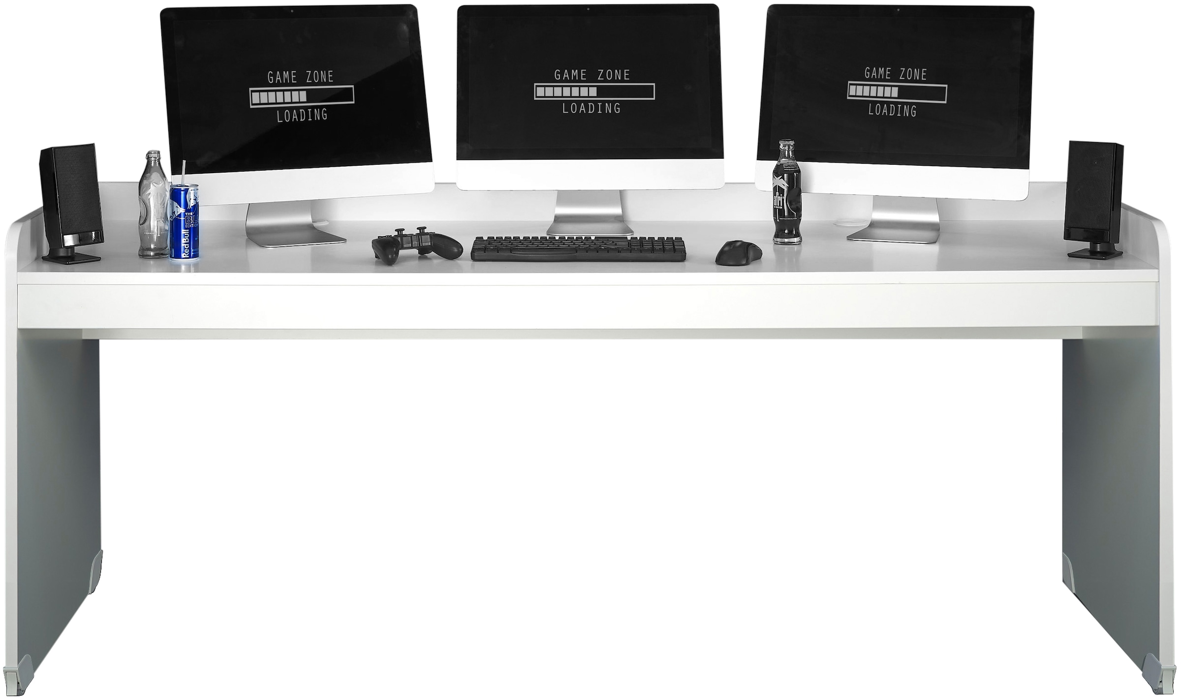Begabino Gamingtisch »Kellon«, rollbar, Schreibtisch wahlweise in 2 Farben
