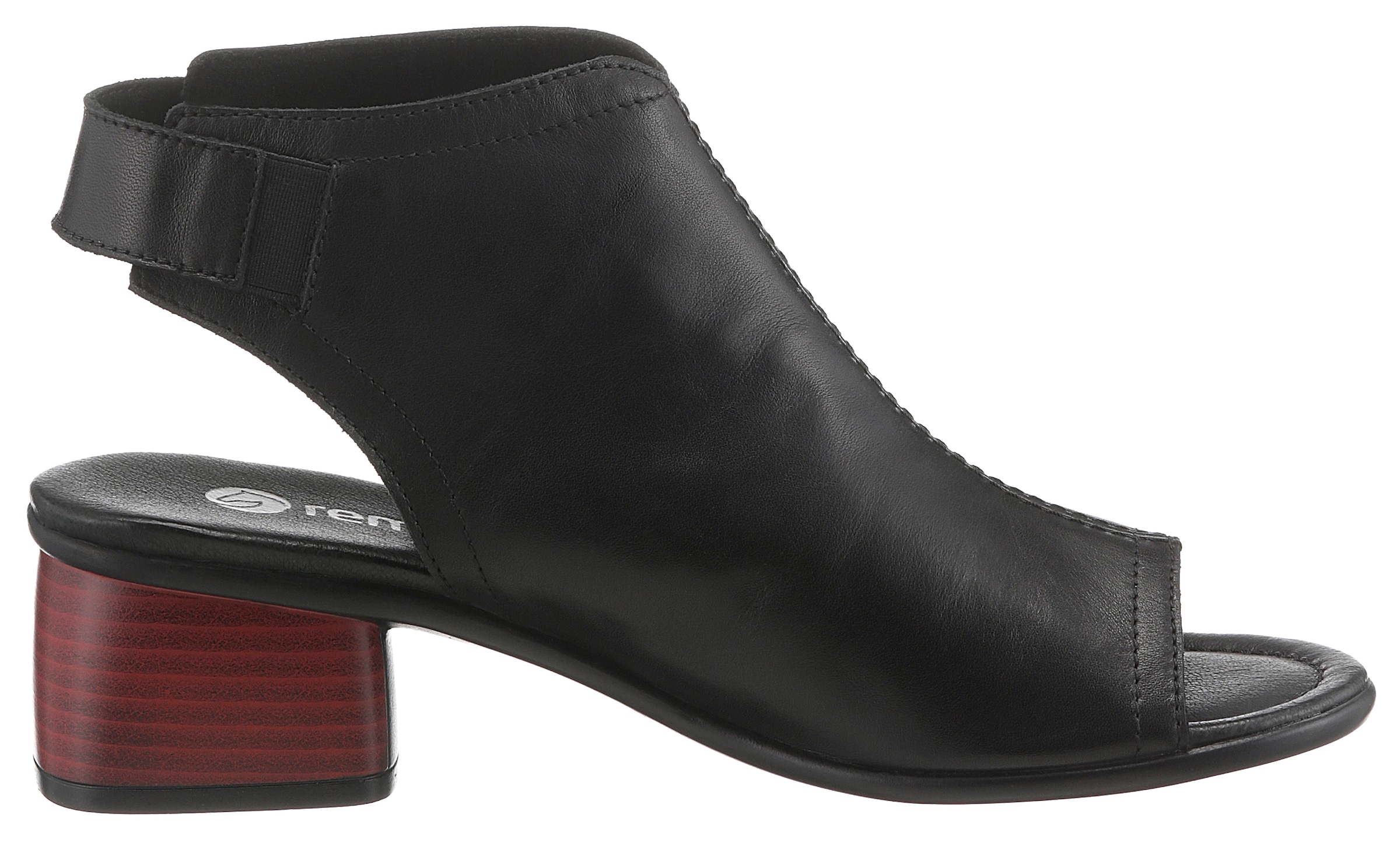Remonte Sandalette  , Sommerschuh, Sandale, Blockabsatz, mit praktischem Klettverschluss