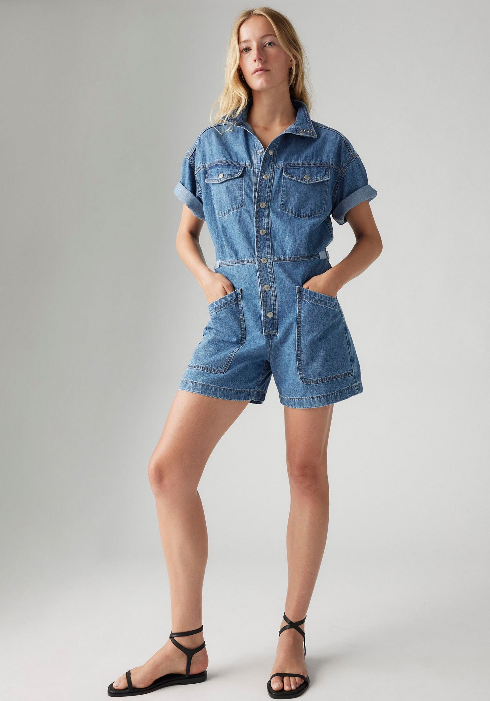 Levi's® Kurzoverall »SS SURPLUS ROMPER«, im Jeans-Look