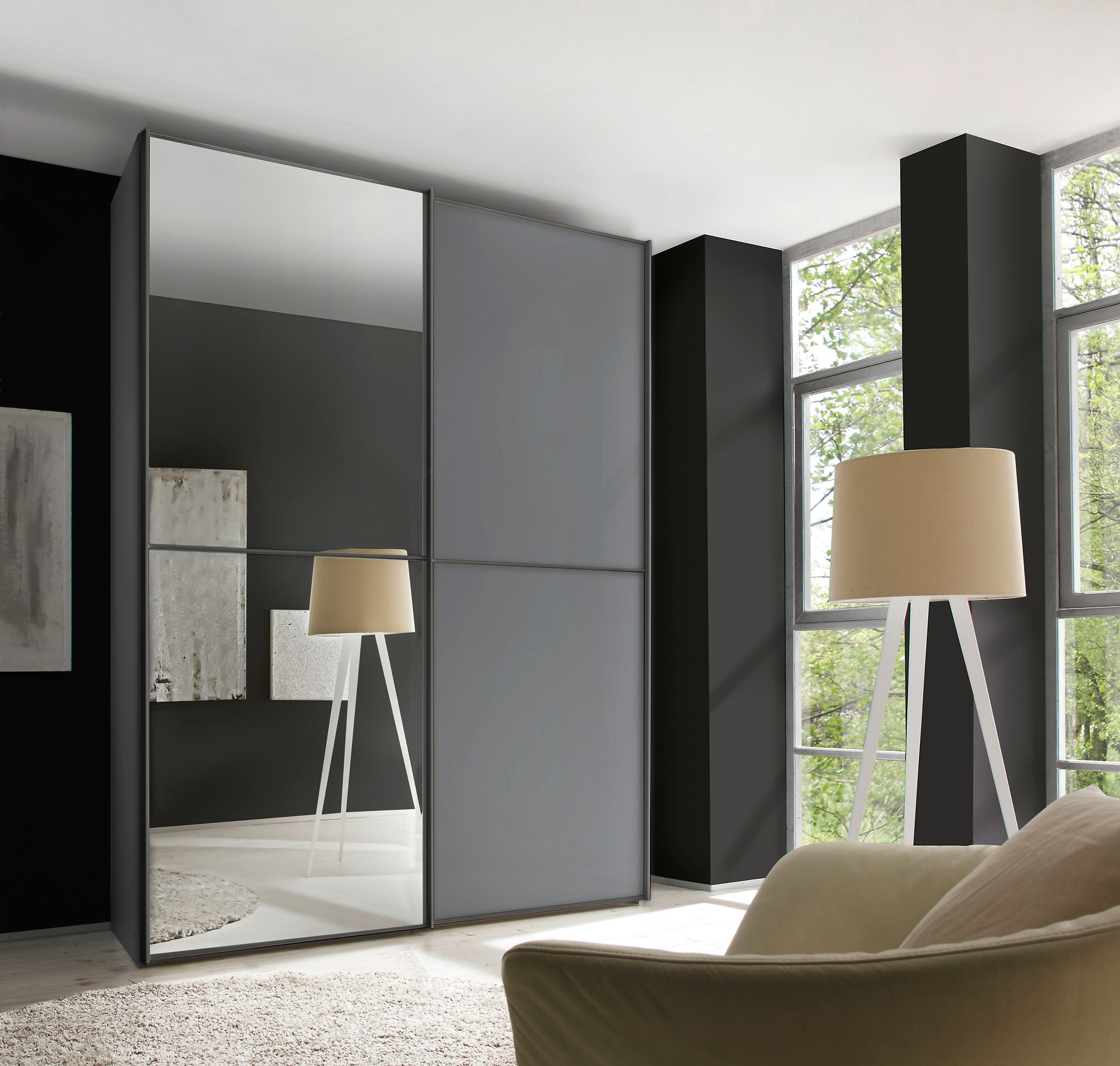 STAUD Schwebetürenschrank »Sinfonie Plus, edles Design in hochwertiger Qualität, Made in Germany« Mit vier verschiedenen Ausstattungsvarianten