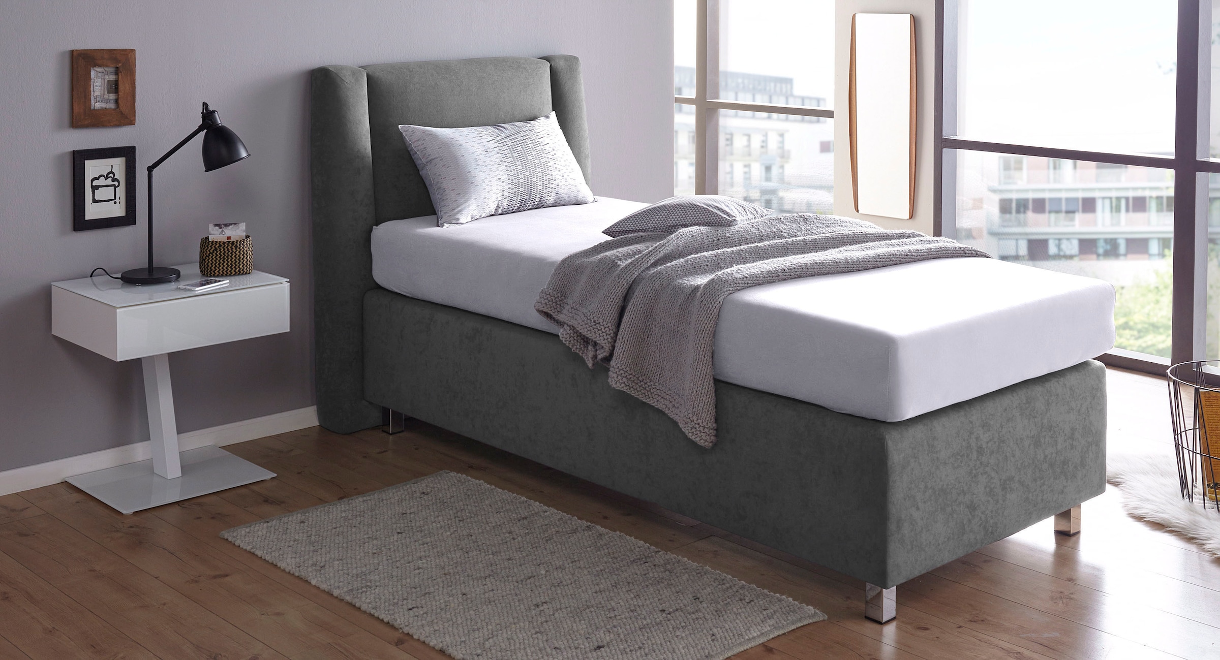Westfalia Schlafkomfort Boxspringbett, inkl. Zierkissen günstig online kaufen