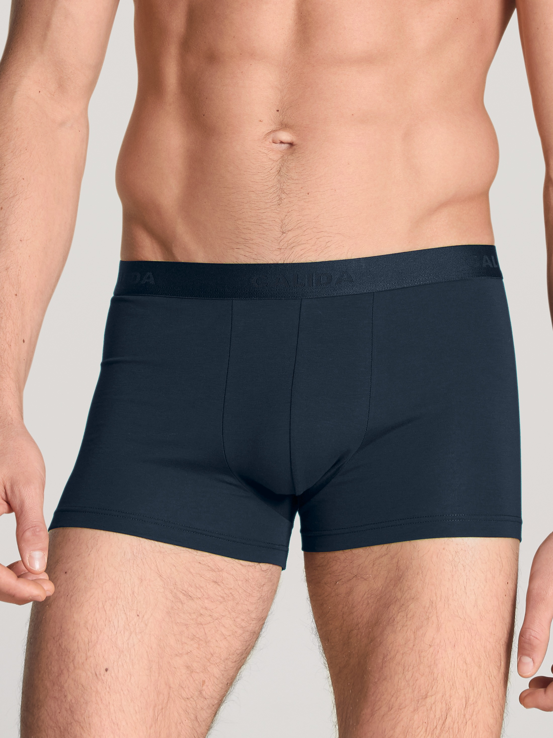 CALIDA Boxershorts »Natural Benefit«, (3er Pack), Single Jersey-Qualität, elastisch