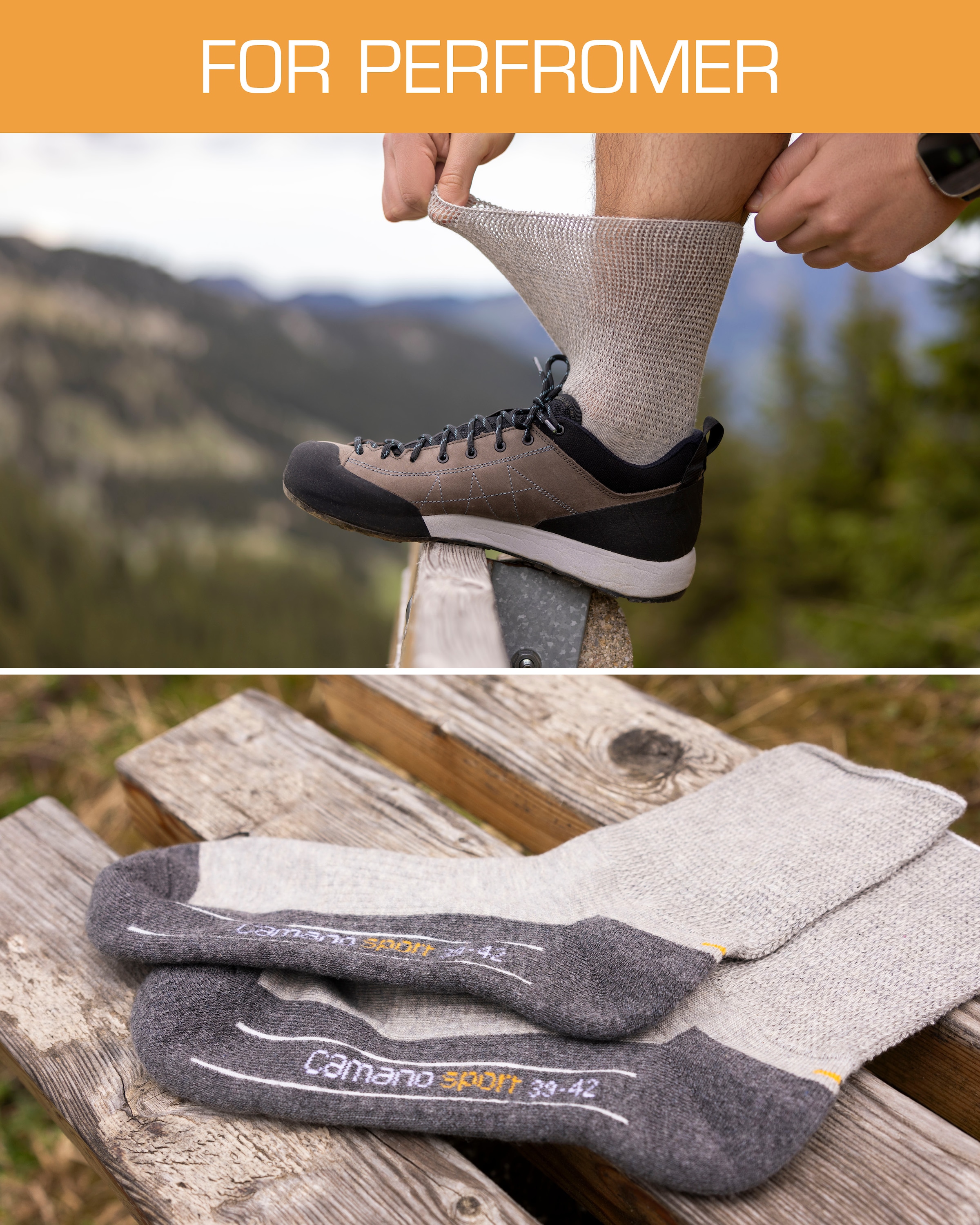 Camano Socken »function« 4 Paar tlg. perfekte Feuchtigkeitsregulation