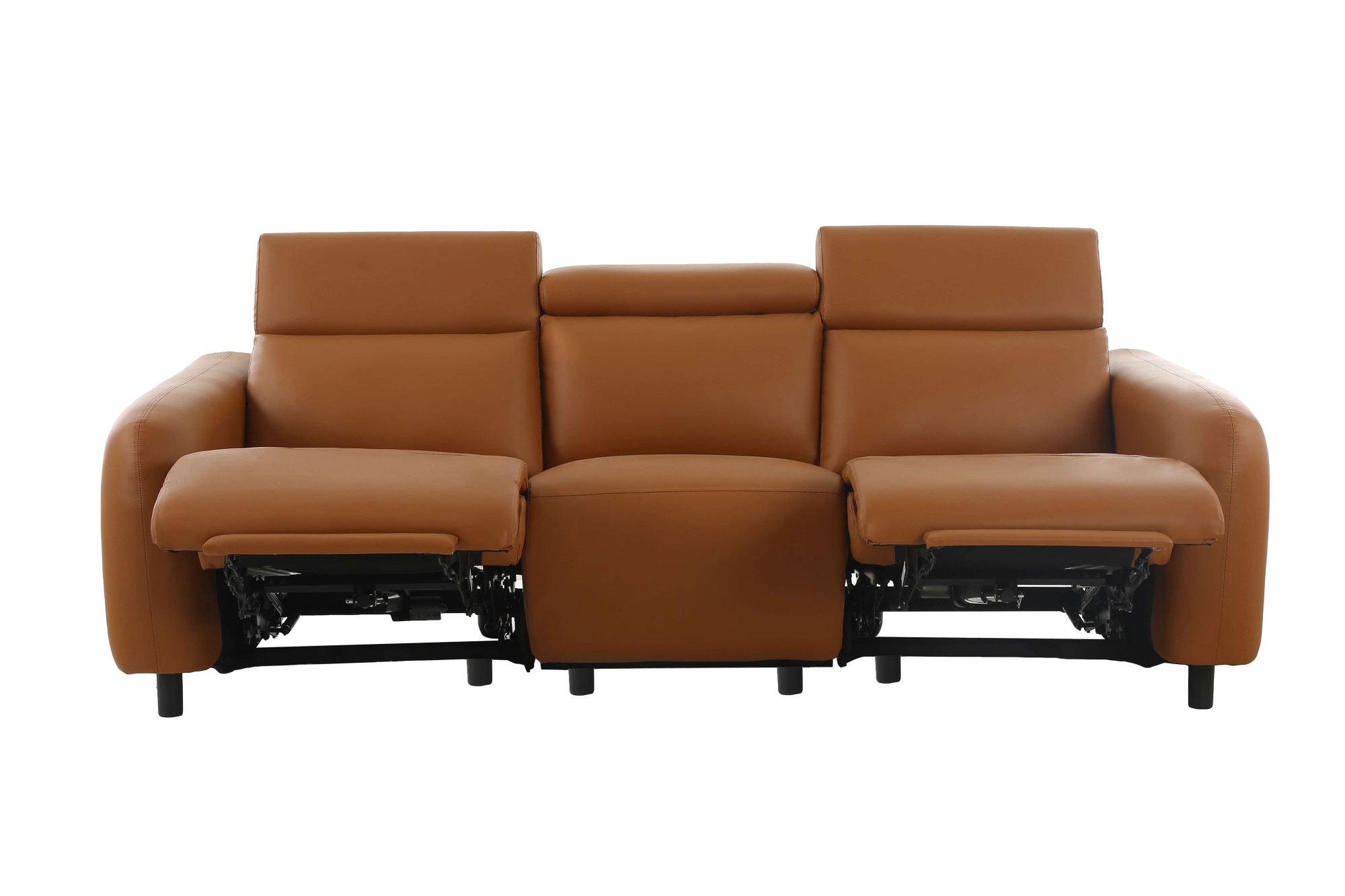Home affaire 3-Sitzer »SKAANE Kunstleder, 229 cm, manuelle-u. elektrische Relaxfunktion«, Relax-Funktion in 2 Sitzen, Kopfteilverstellung, Federkernpolsterung