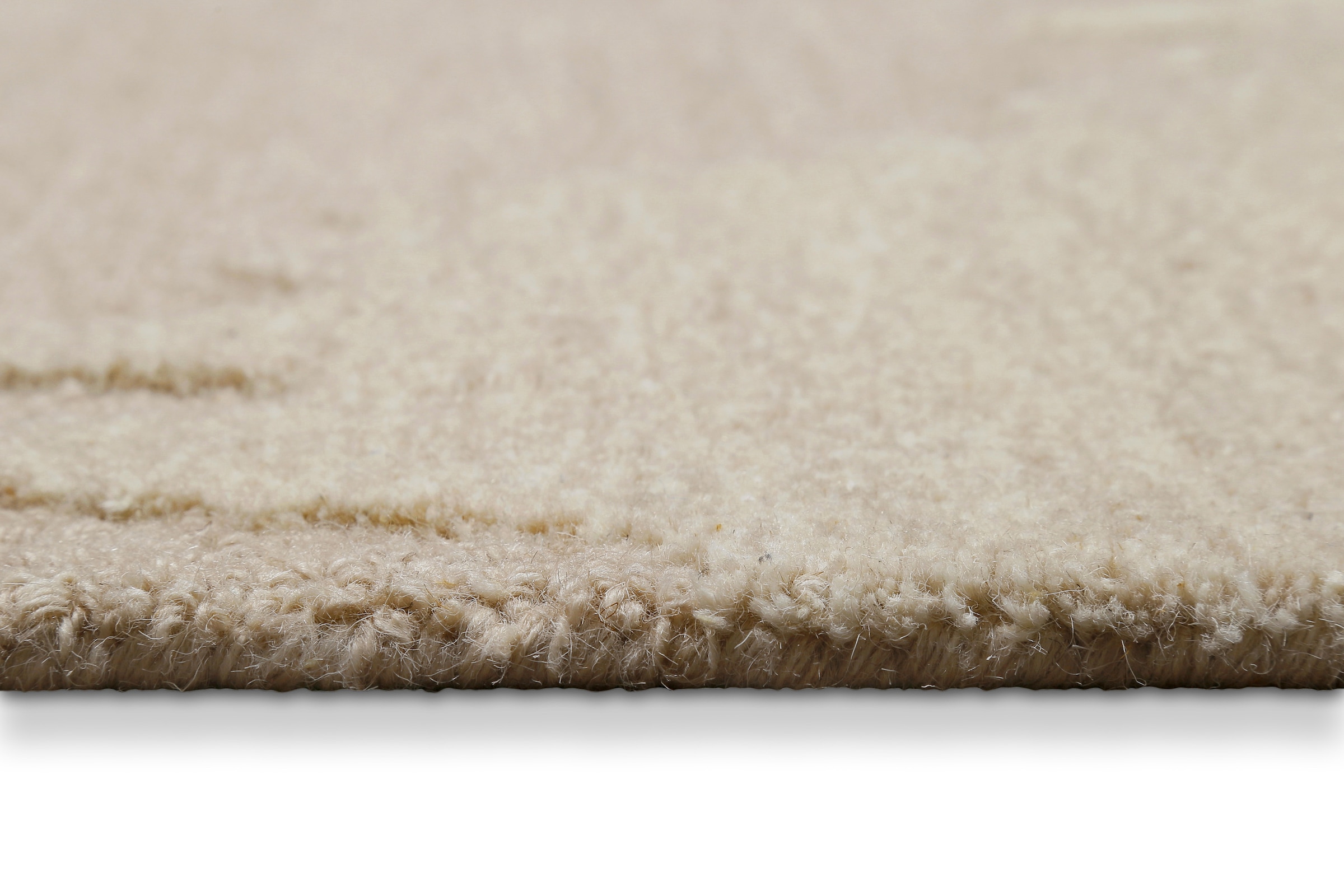 Wecon home Teppich »Carlo«, rechteckig, 10 mm Höhe, handgefertigt, gemustert, pflegeleicht, Wolle, Wohnzimmer, Esszimmer