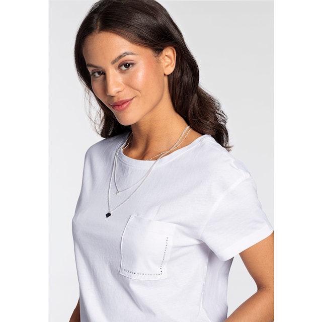 Laura Scott T-Shirt, mit eleganter Glitzertasche - NEUE KOLLEKTION kaufen