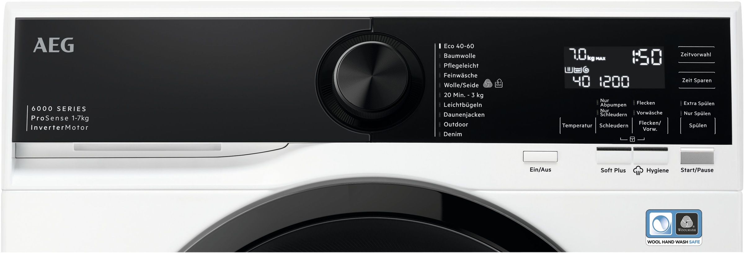 AEG Waschmaschine 6000 »LSR6F75470 914343153«, 7 kg, 1400 U/min, SoftPlus-Option: Für optimales Waschen mit Weichspüler