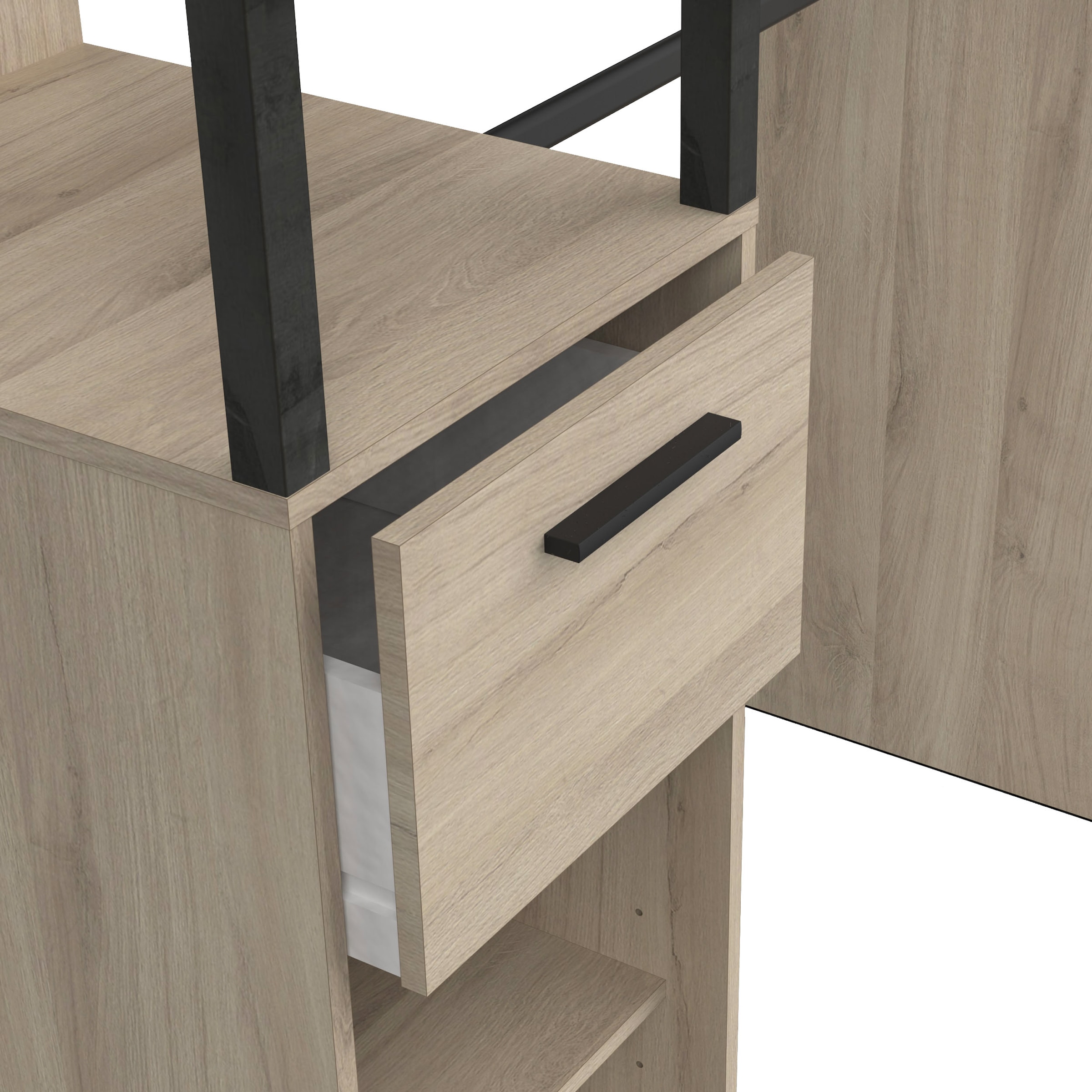 Demeyere GROUP Vorhang-Schrank »Gary« B/H/T ca. 160/200/50cm,  platzsparendes Design,